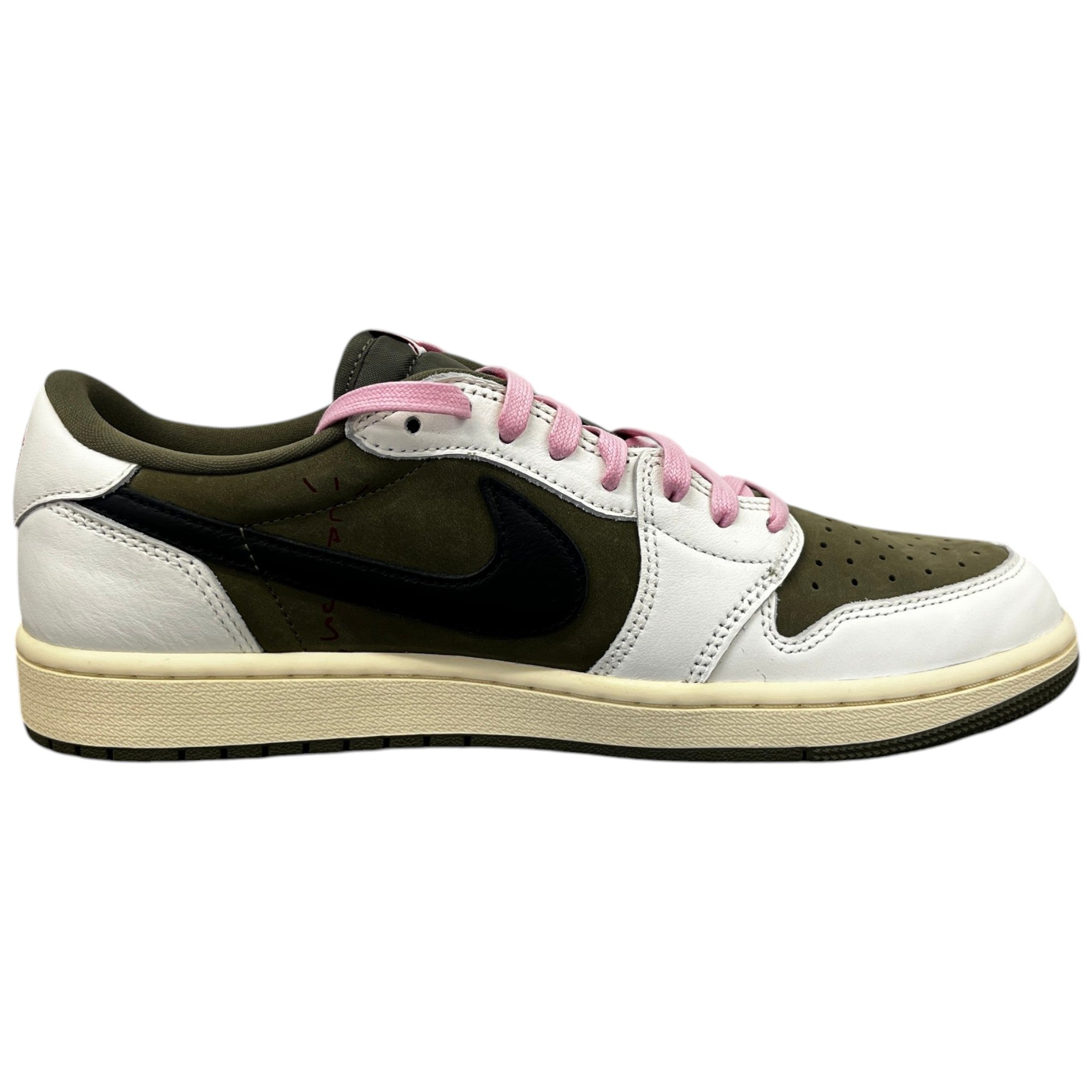 Men's Air Jordan 1 Low X Travis Scott Low Trainers Green Size EU 42.5 / UK 8.5