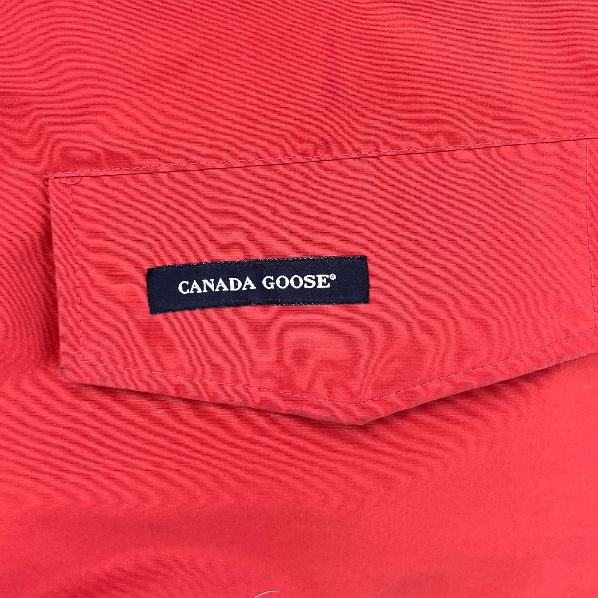 Men's Langford Parka Down Jacket Burnt Orange Size XL