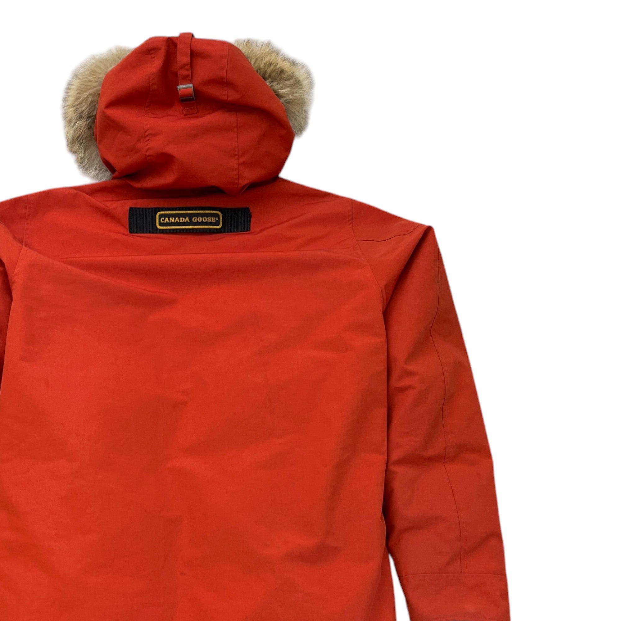 Men's Langford Parka Down Jacket Burnt Orange Size XL