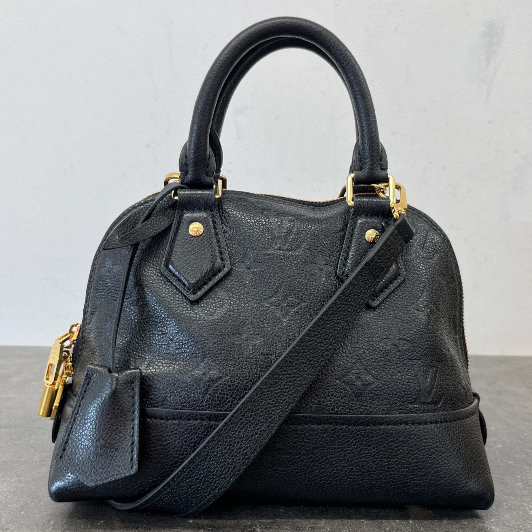 Women's Empreinte Leather Alma Bb Handbag Black