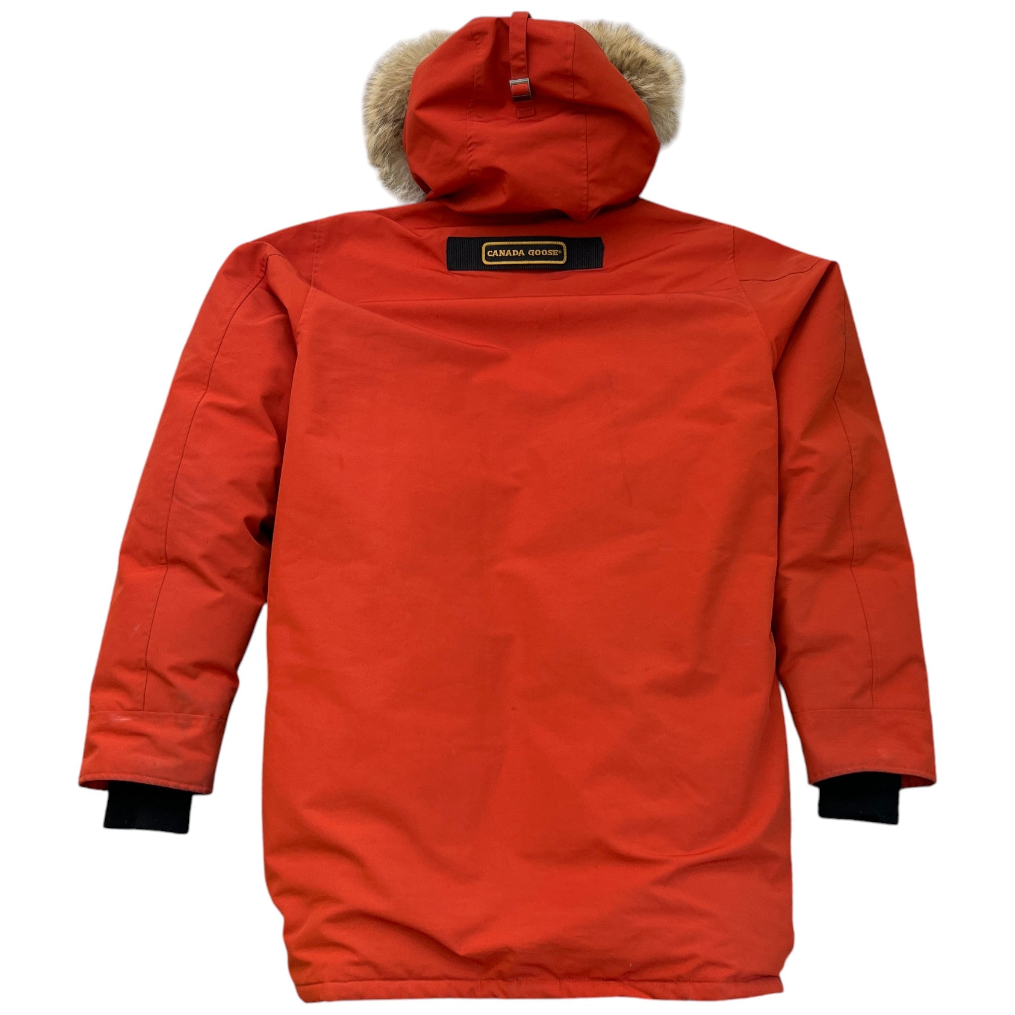 Men's Langford Parka Down Jacket Burnt Orange Size XL