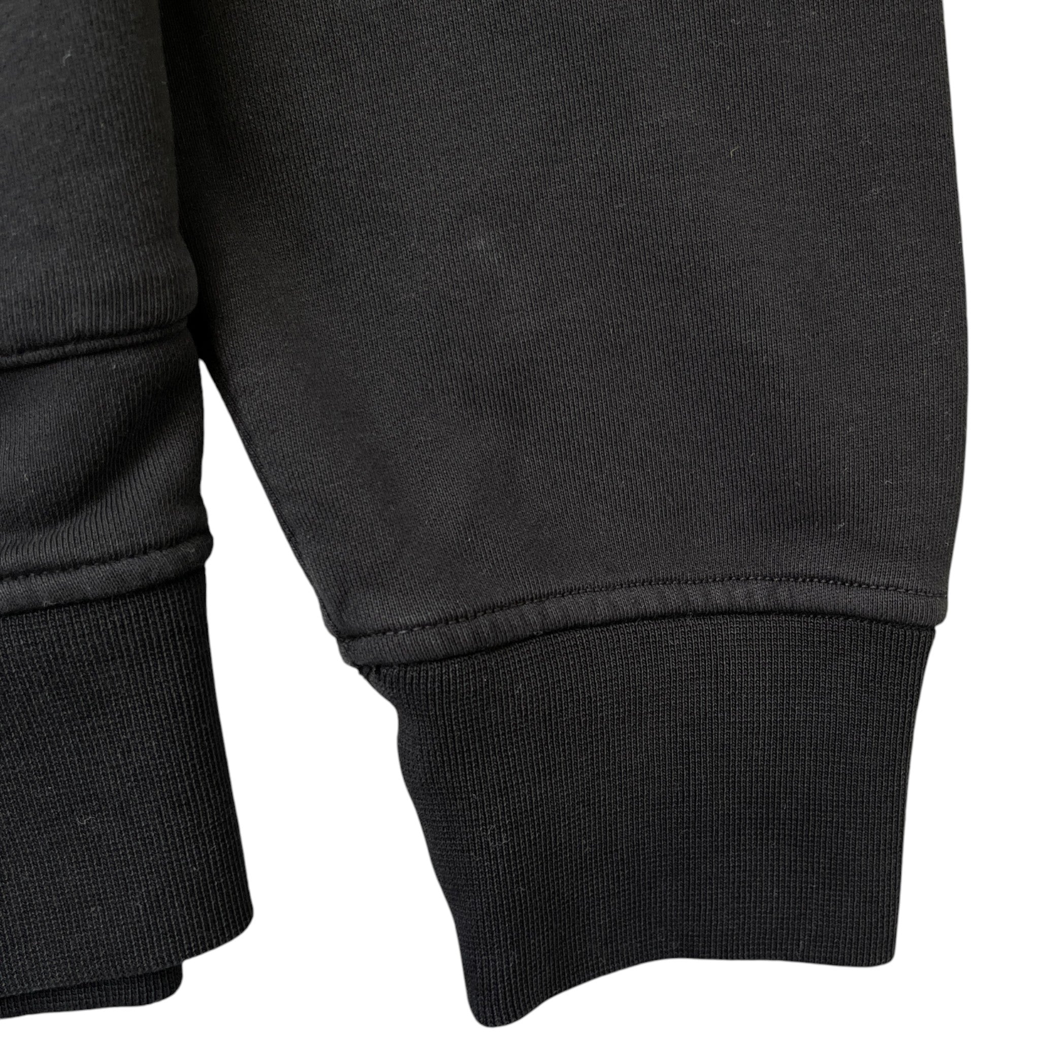 Men's Applique Logo Track Jacket Black Size M