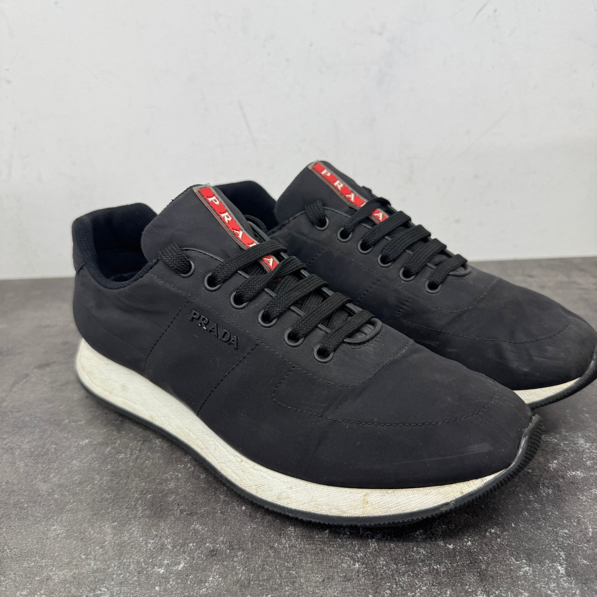 Men's Linea Rossa Low Trainers Black Size EU 41.5 / UK 7.5