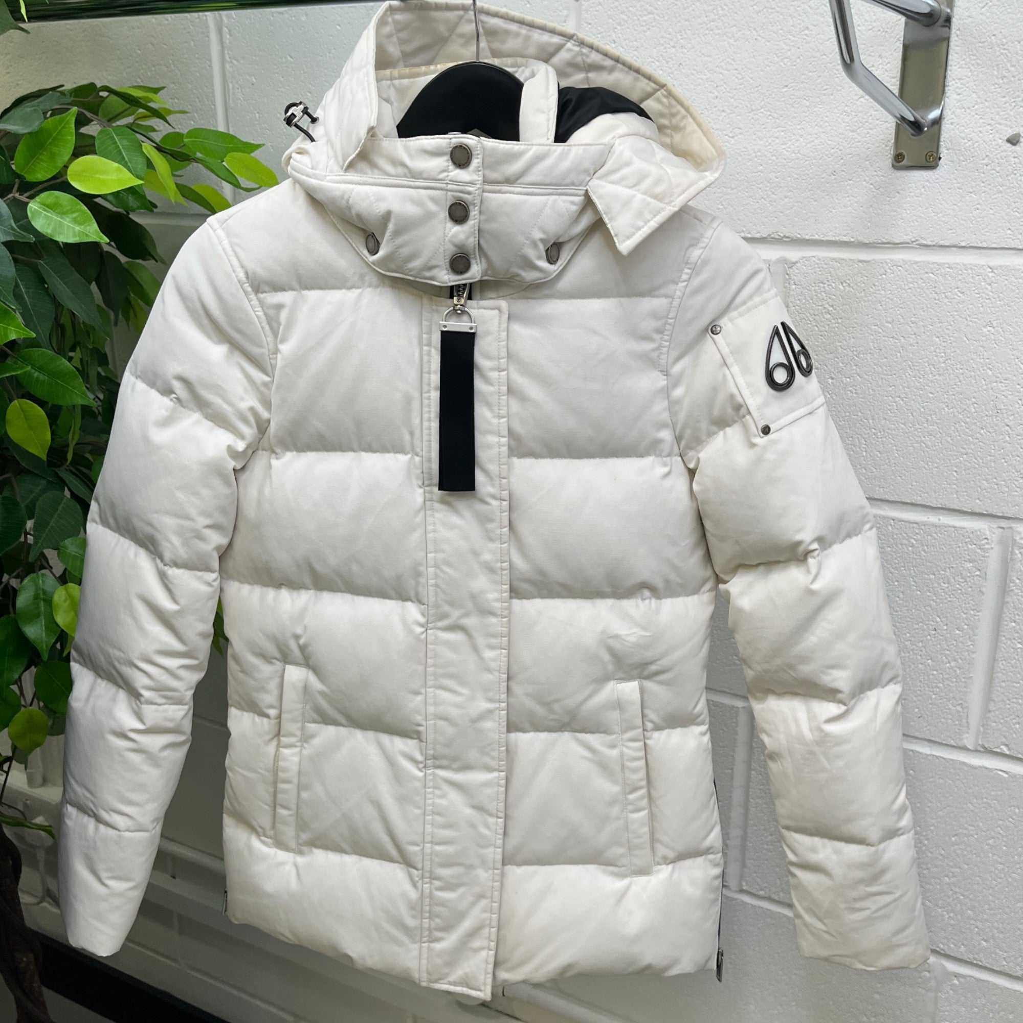 Women's 3Q Down Jacket White Size S