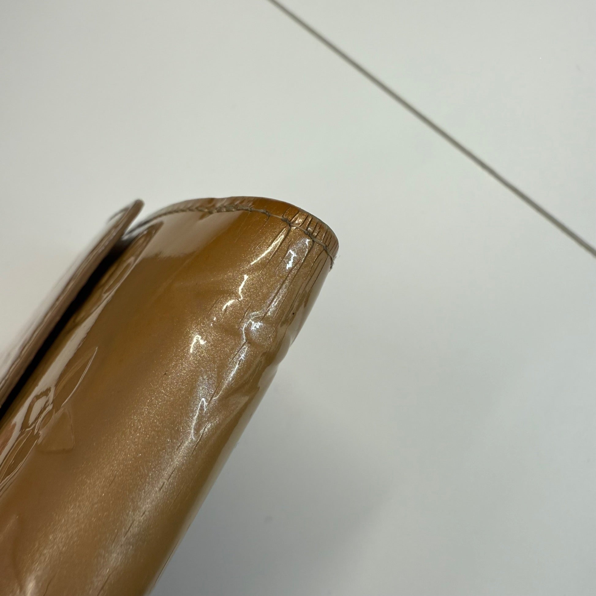 Women's Monogram Vernis Wallet Gold Size S