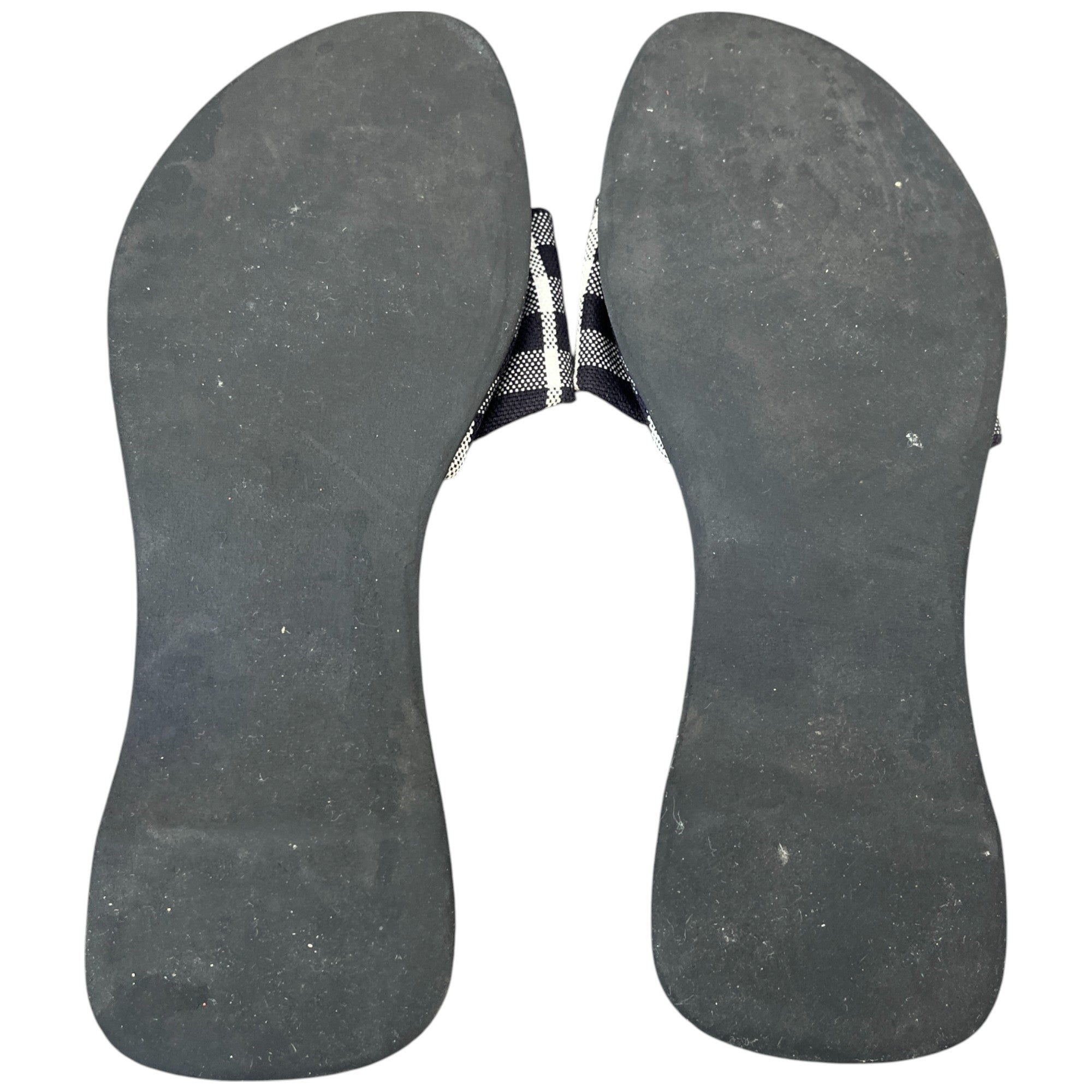 Women's Checkered Slides Navy Size EU 37.5 / UK 4.5