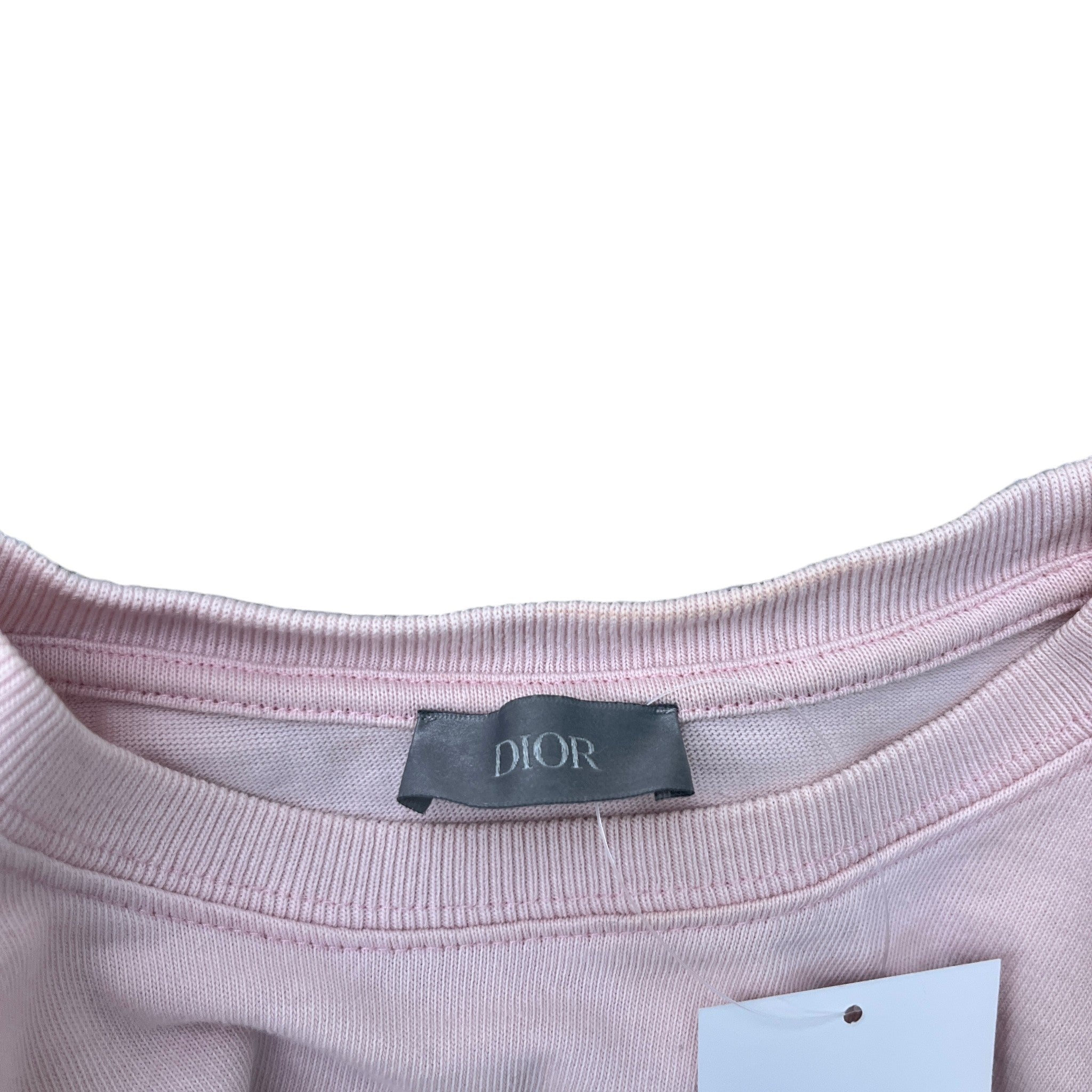 Men's Embroidered Logo T-Shirt Pink Size S