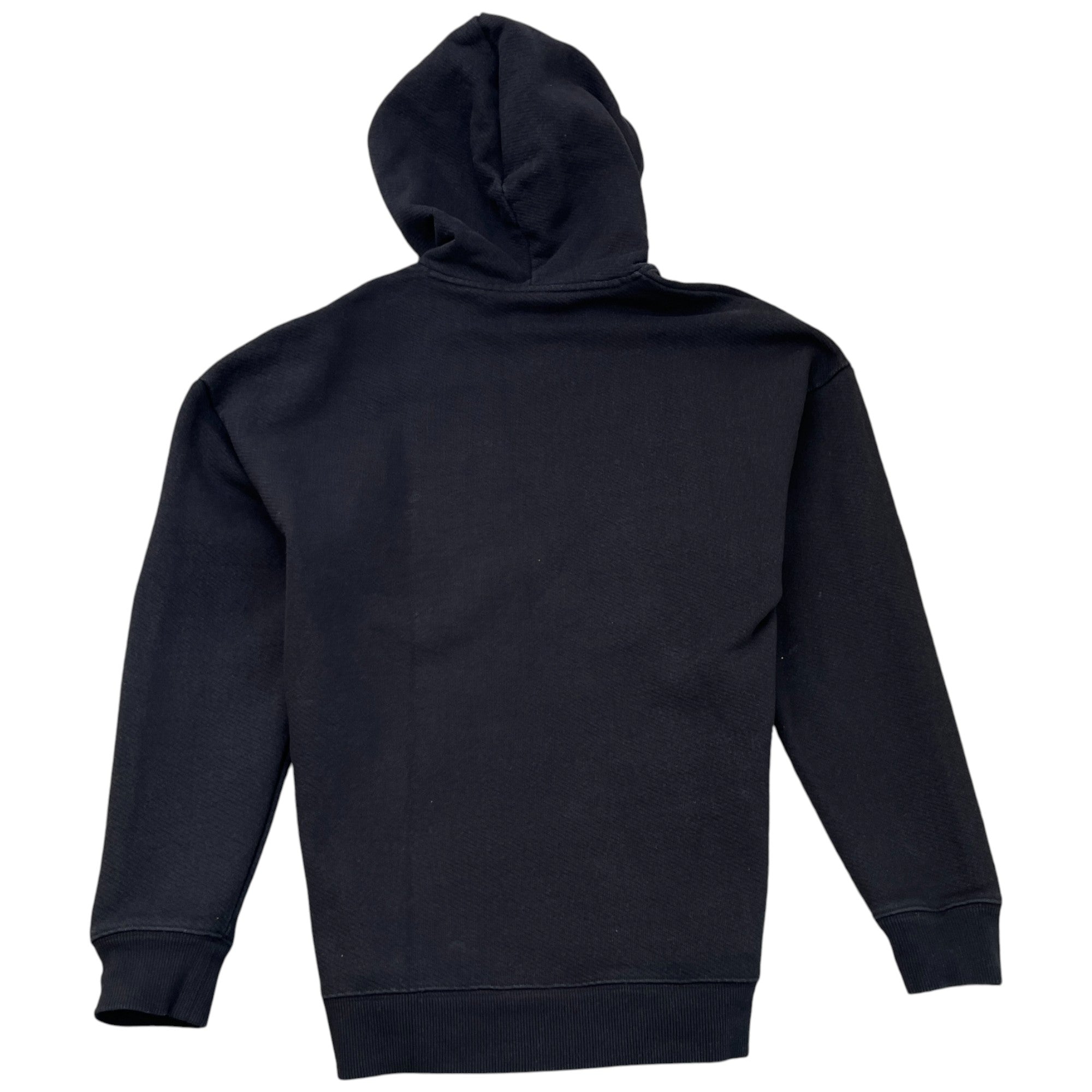 Men's Logo Print Hoodie Black Size S
