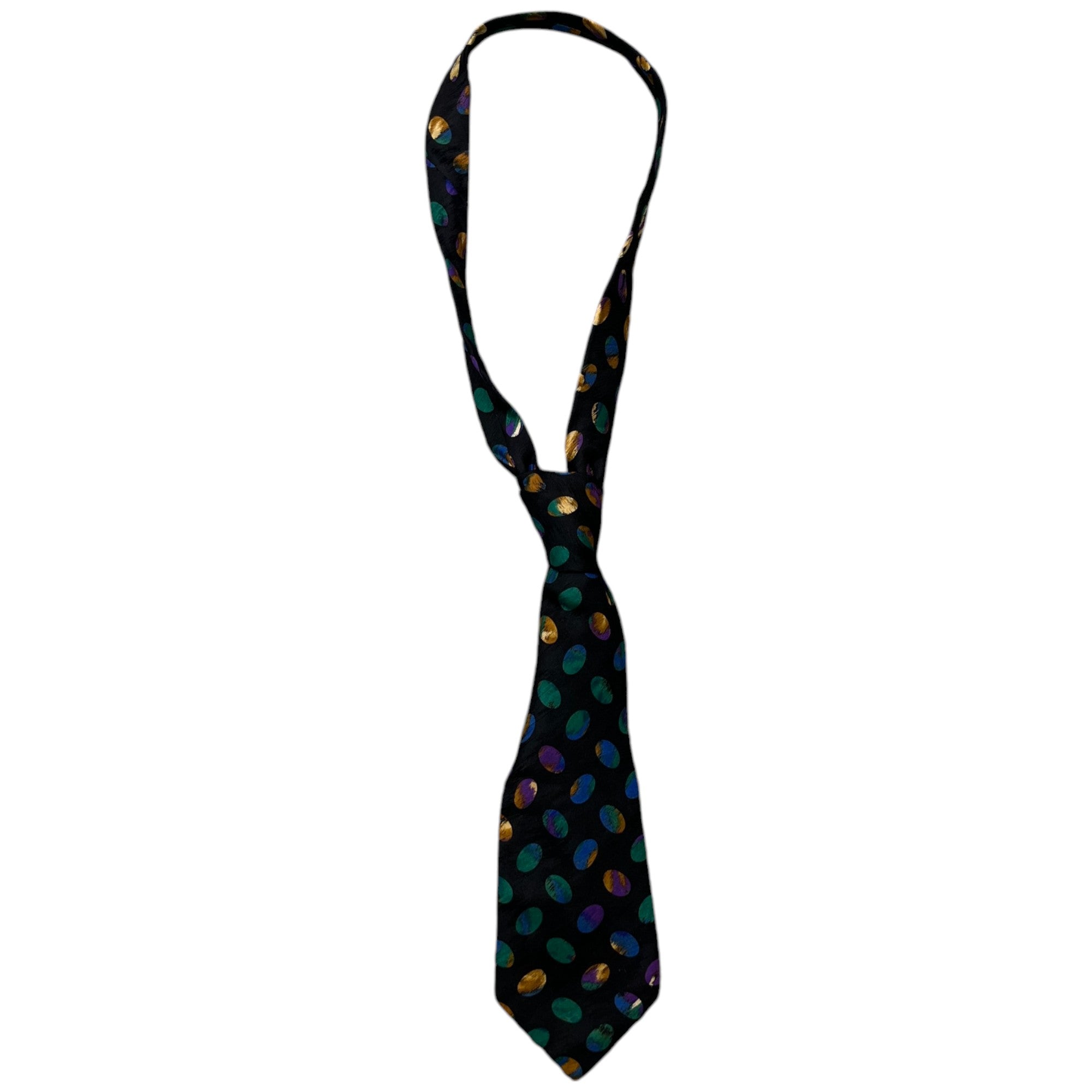 Men's Multicolour Tie Black
