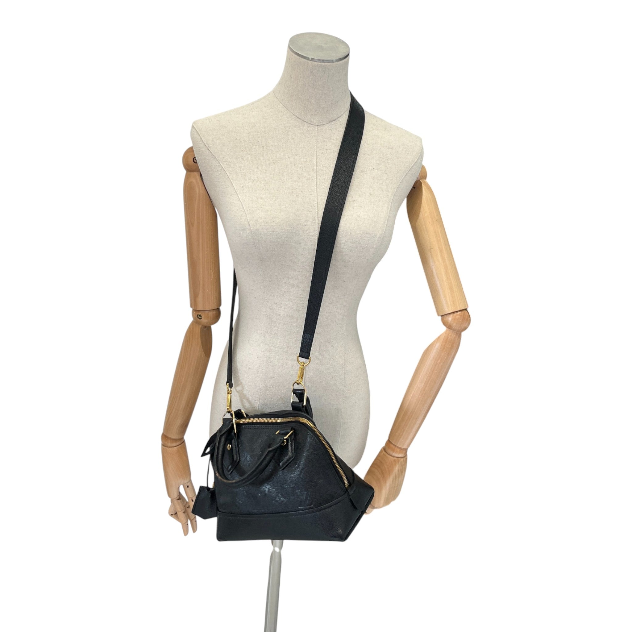 Women's Empreinte Leather Alma Bb Handbag Black