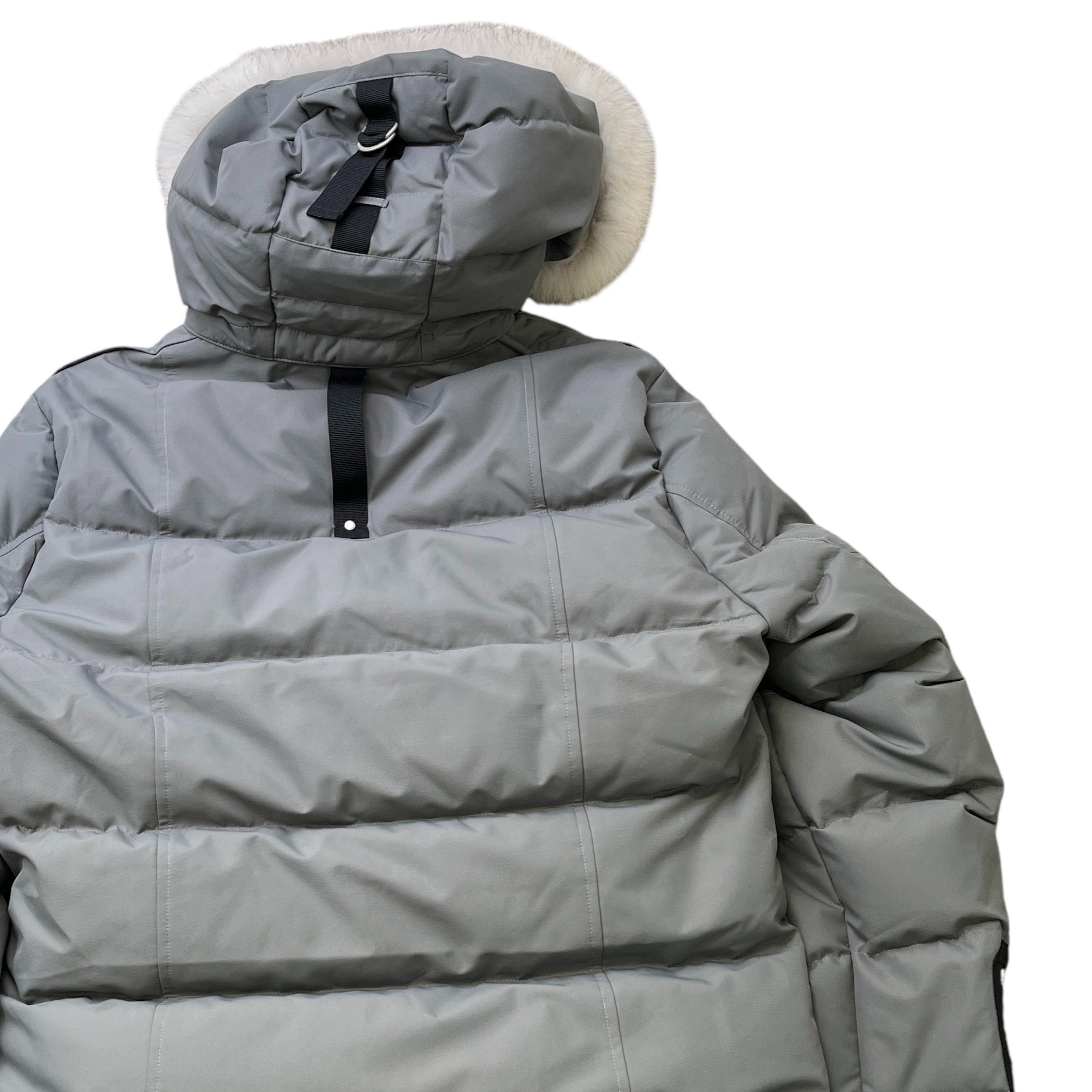 Men's Cloud Neoshear Parka Down Jacket Grey Size M