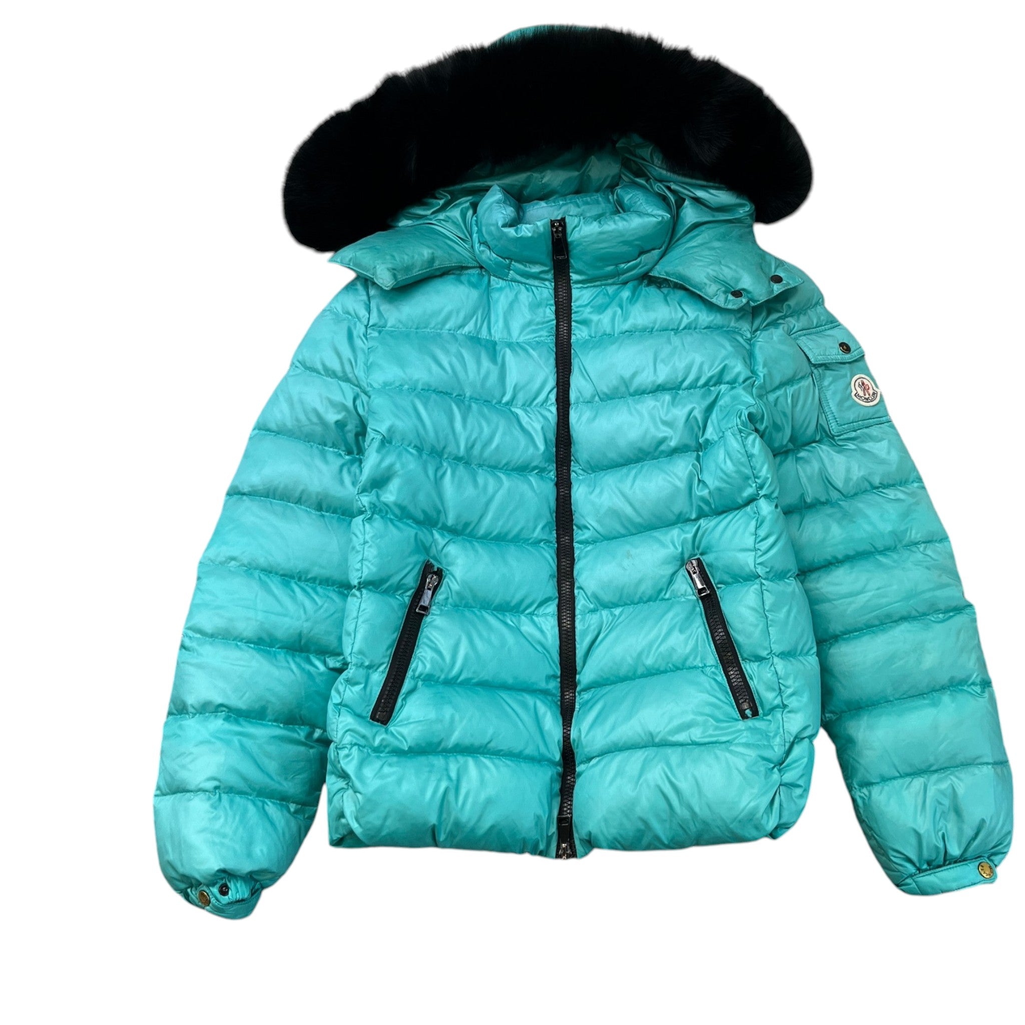Women's Badyfur Down Jacket Blue Size 2 / UK 12