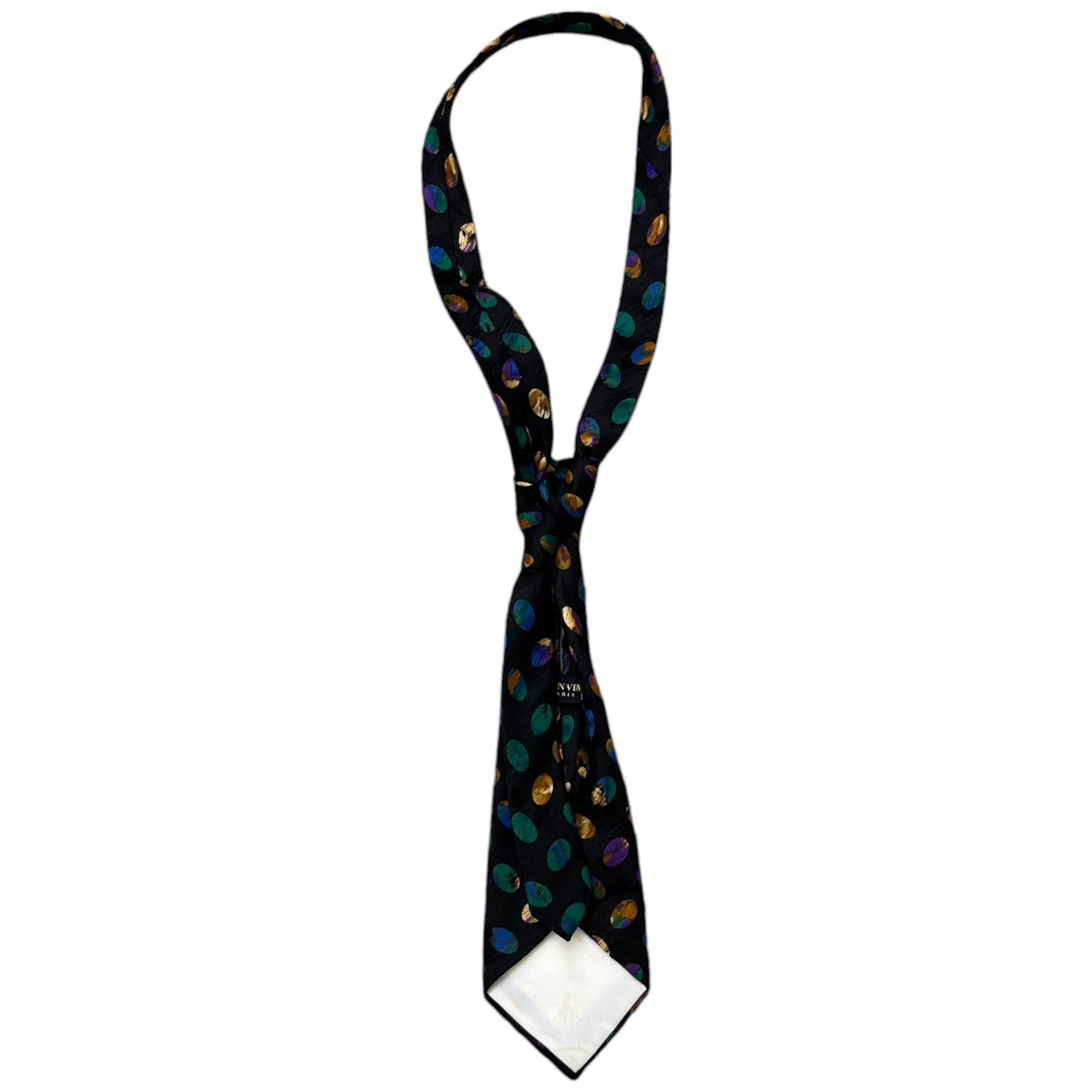 Men's Multicolour Tie Black