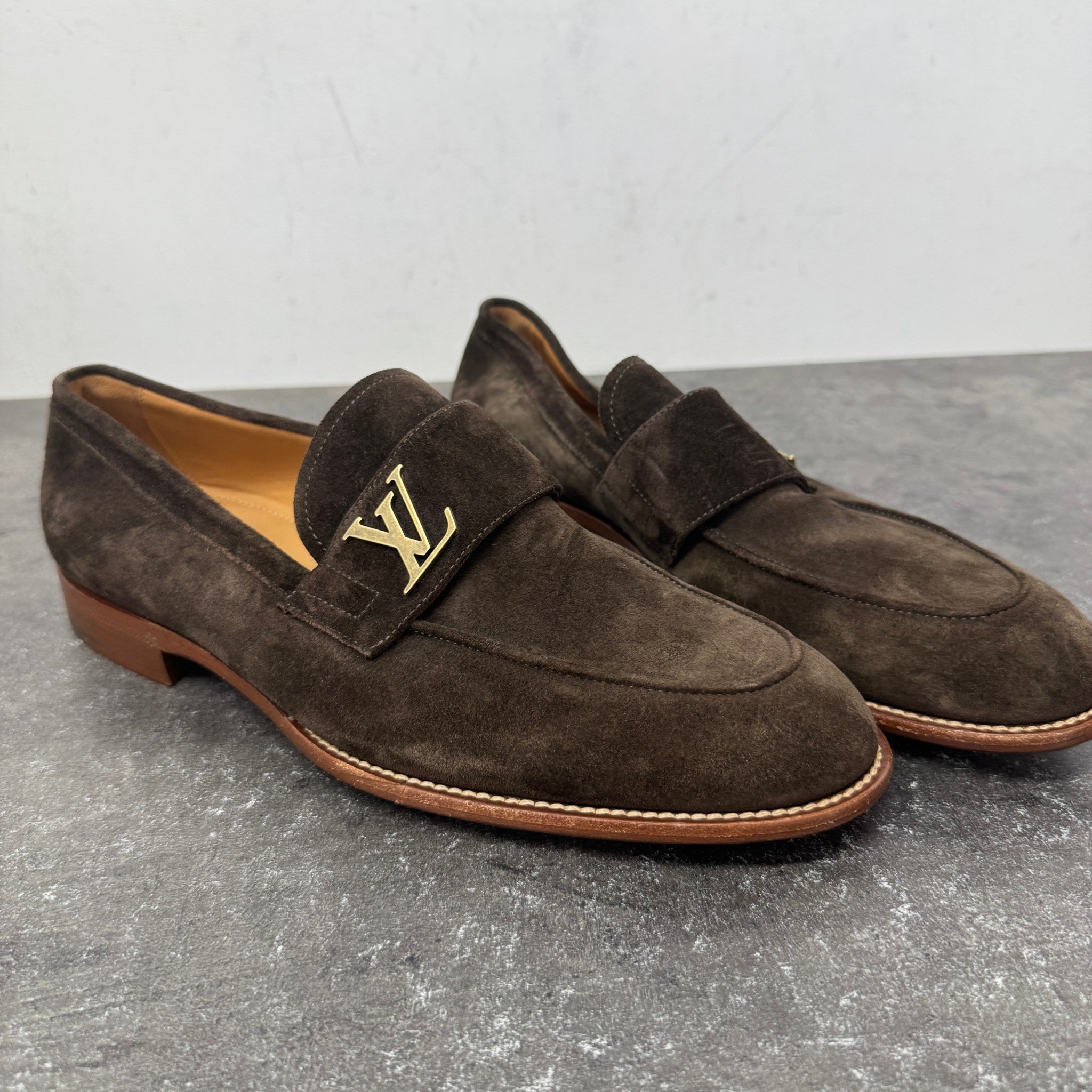 Men's Saint Germain Loafers Brown Size EU 39.5 / UK 5.5