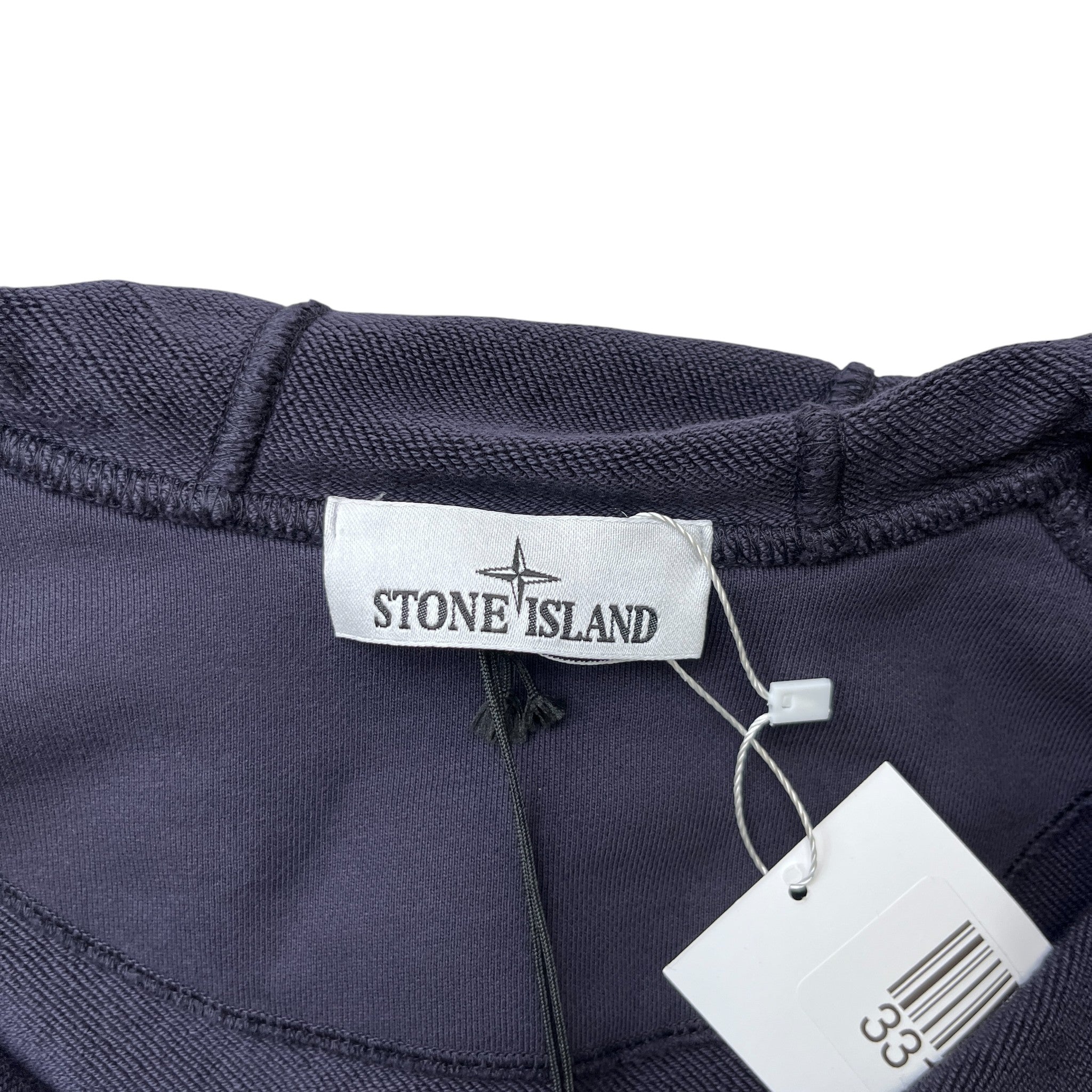 Men's Applique Logo Hoodie Navy Size M