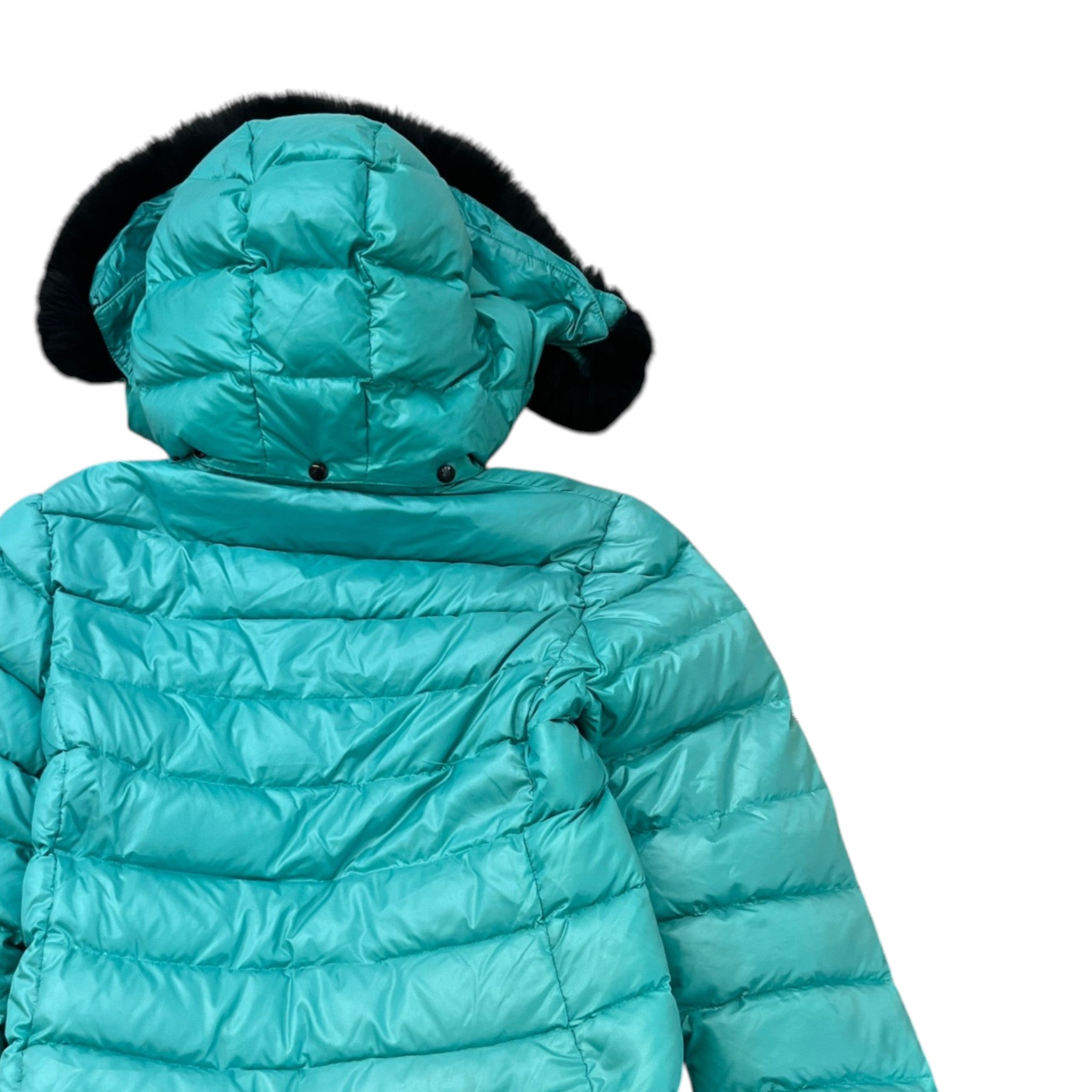 Women's Badyfur Down Jacket Blue Size 2 / UK 12