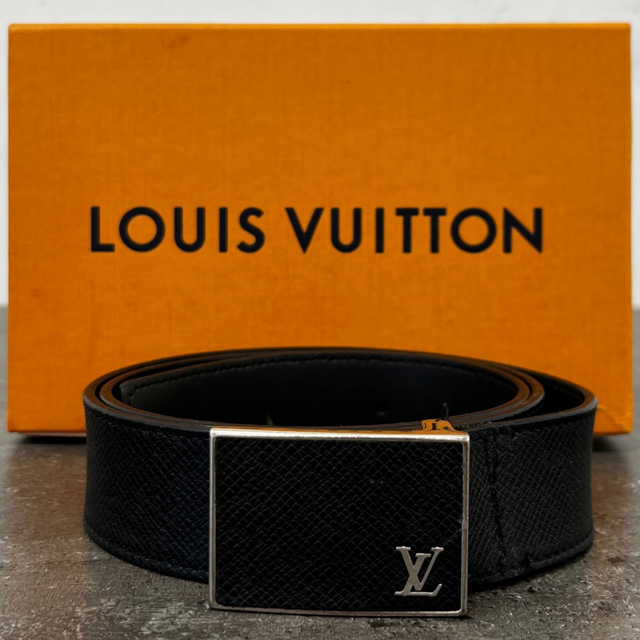 Men's Santur Metropole Taiga Belt Black Size 85CM / UK 10