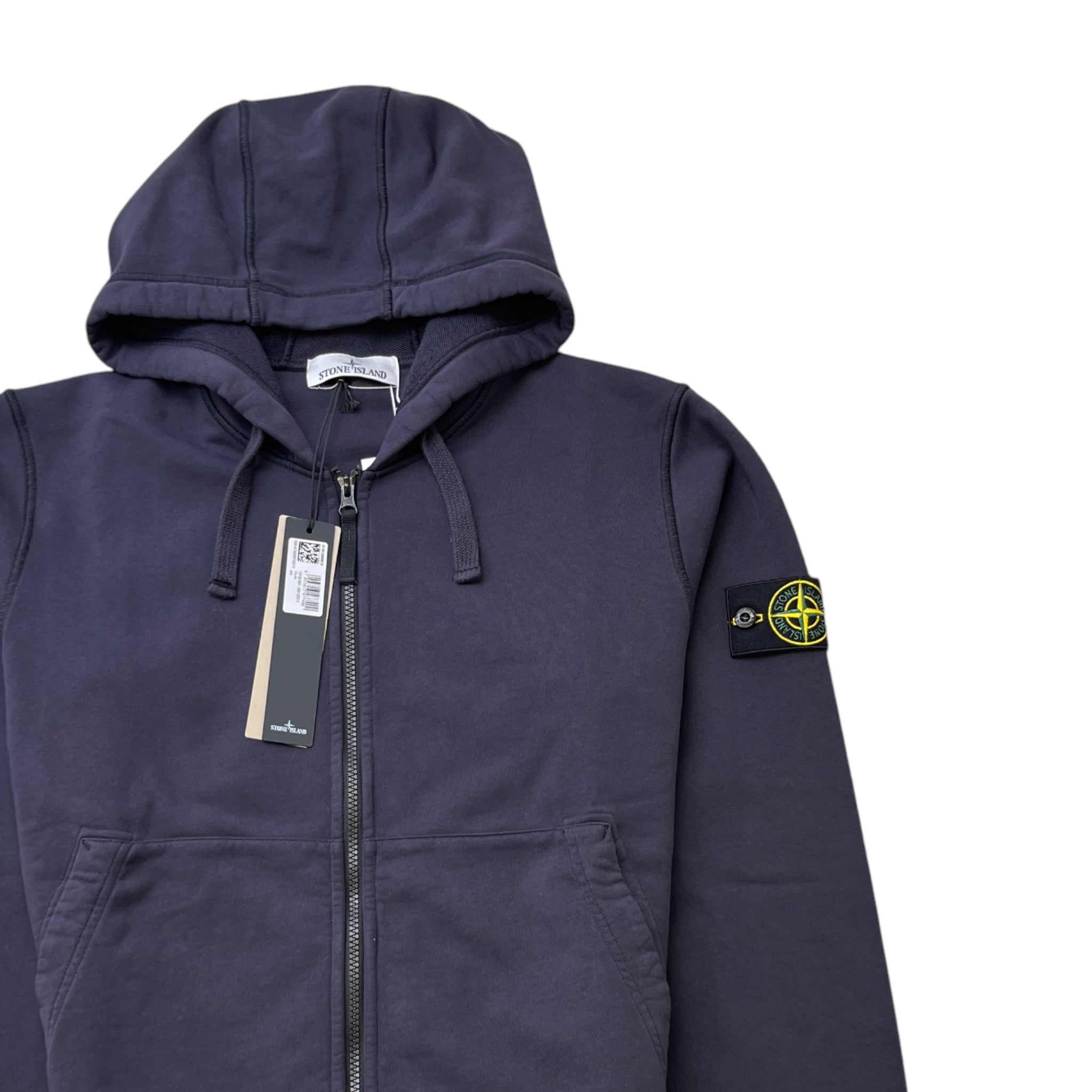 Men's Applique Logo Hoodie Navy Size M