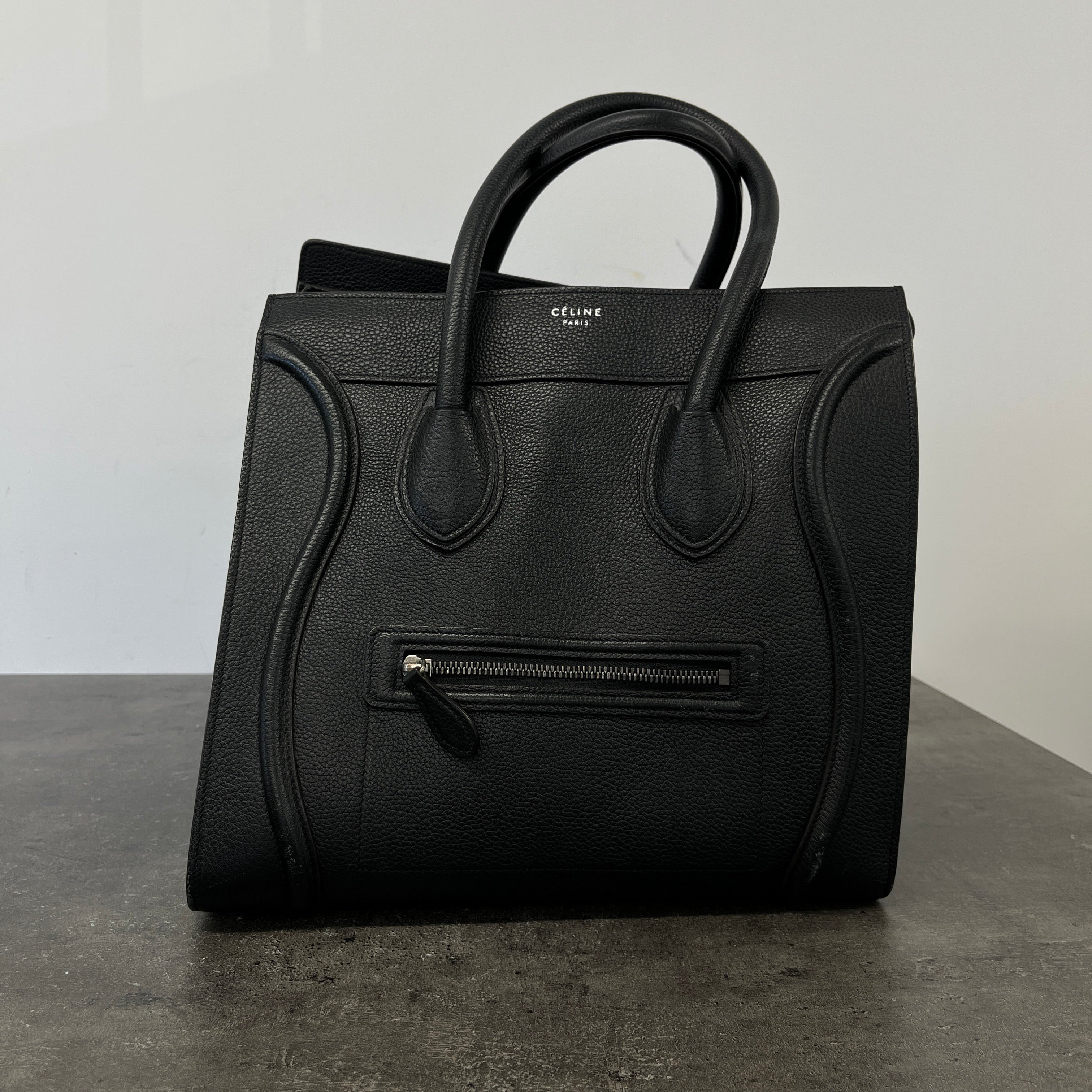 Women's Luggage Tote Bag Black