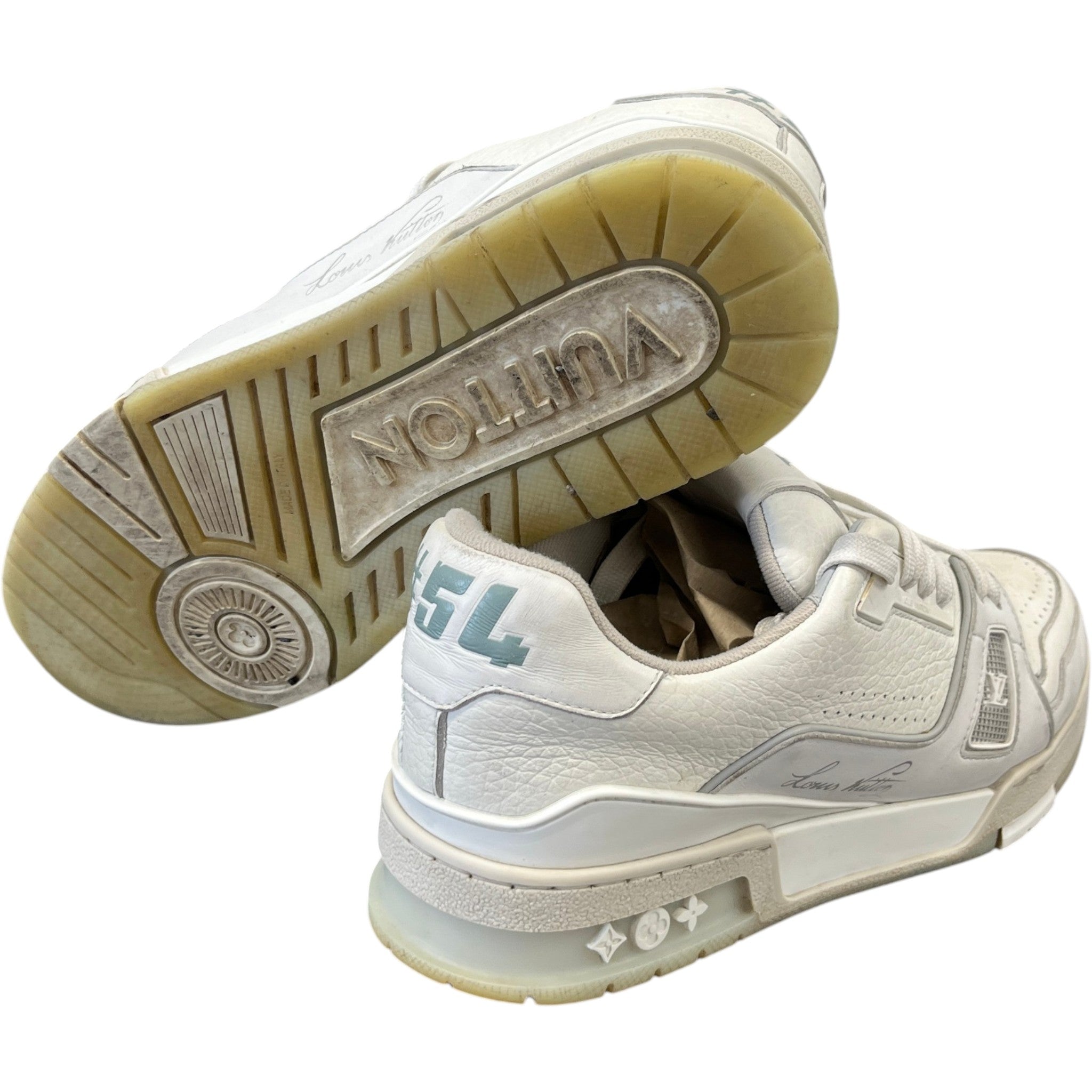 Men's Lv Low Trainers White Size EU 40 / UK 6