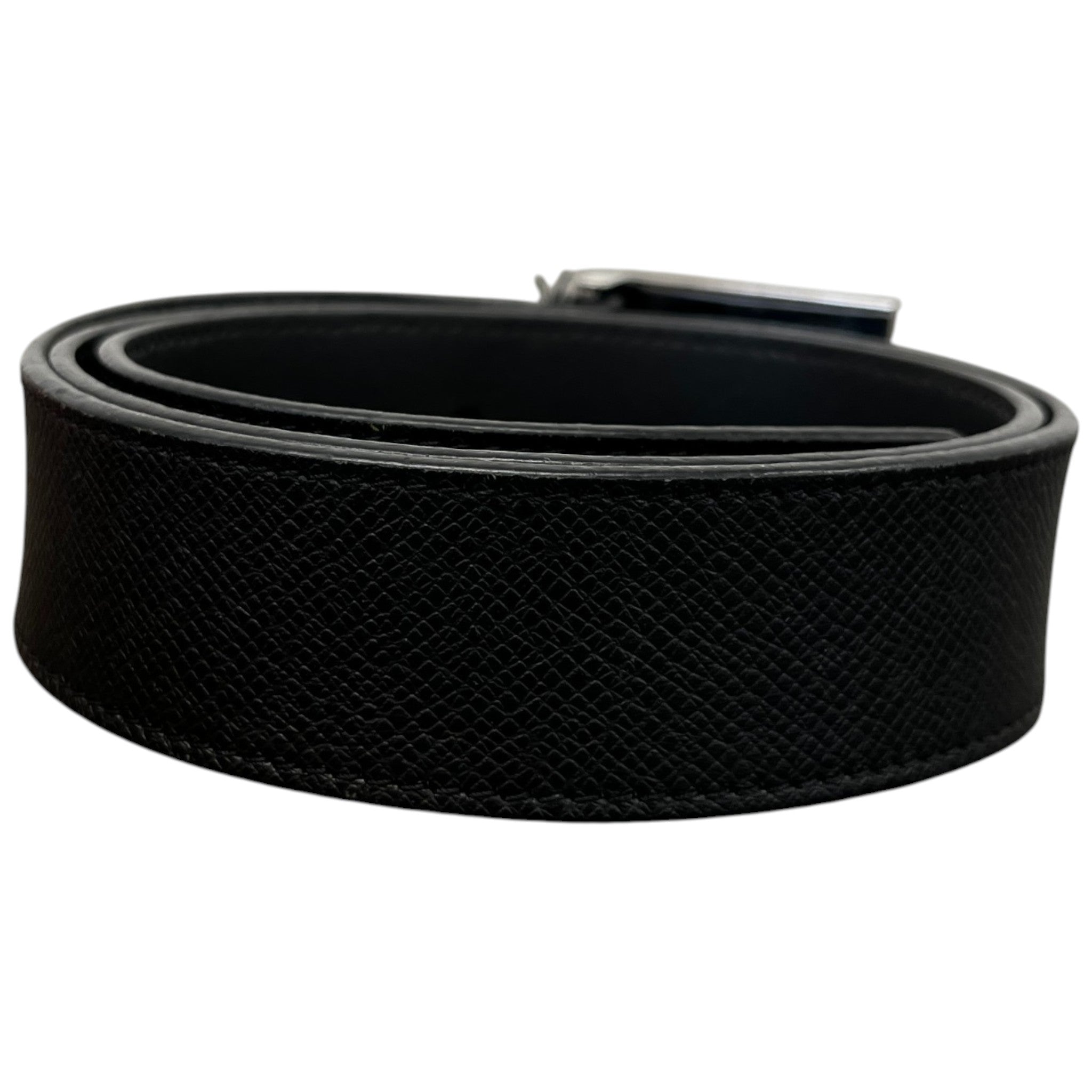 Men's Santur Metropole Taiga Belt Black Size 85CM / UK 10