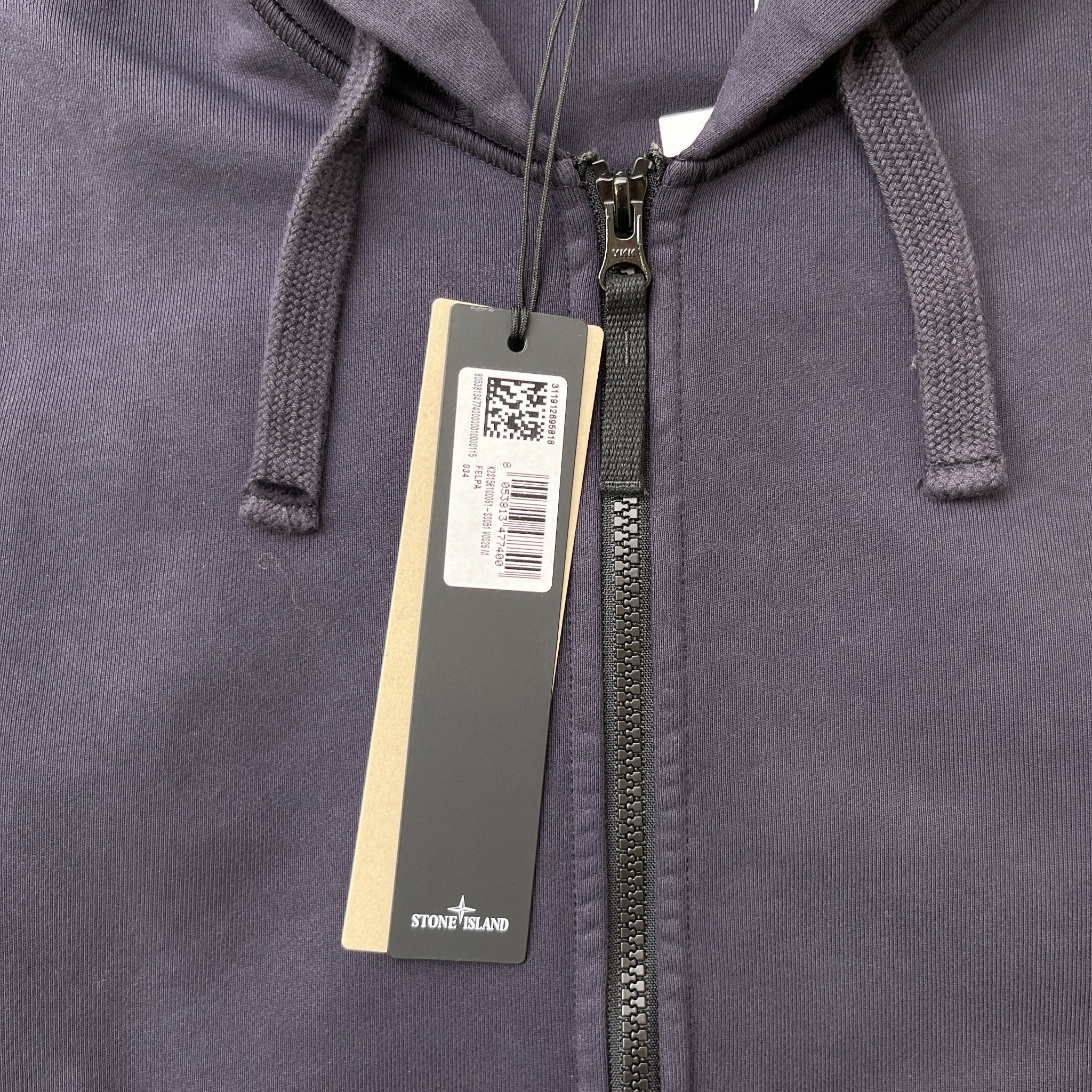 Men's Applique Logo Hoodie Navy Size M