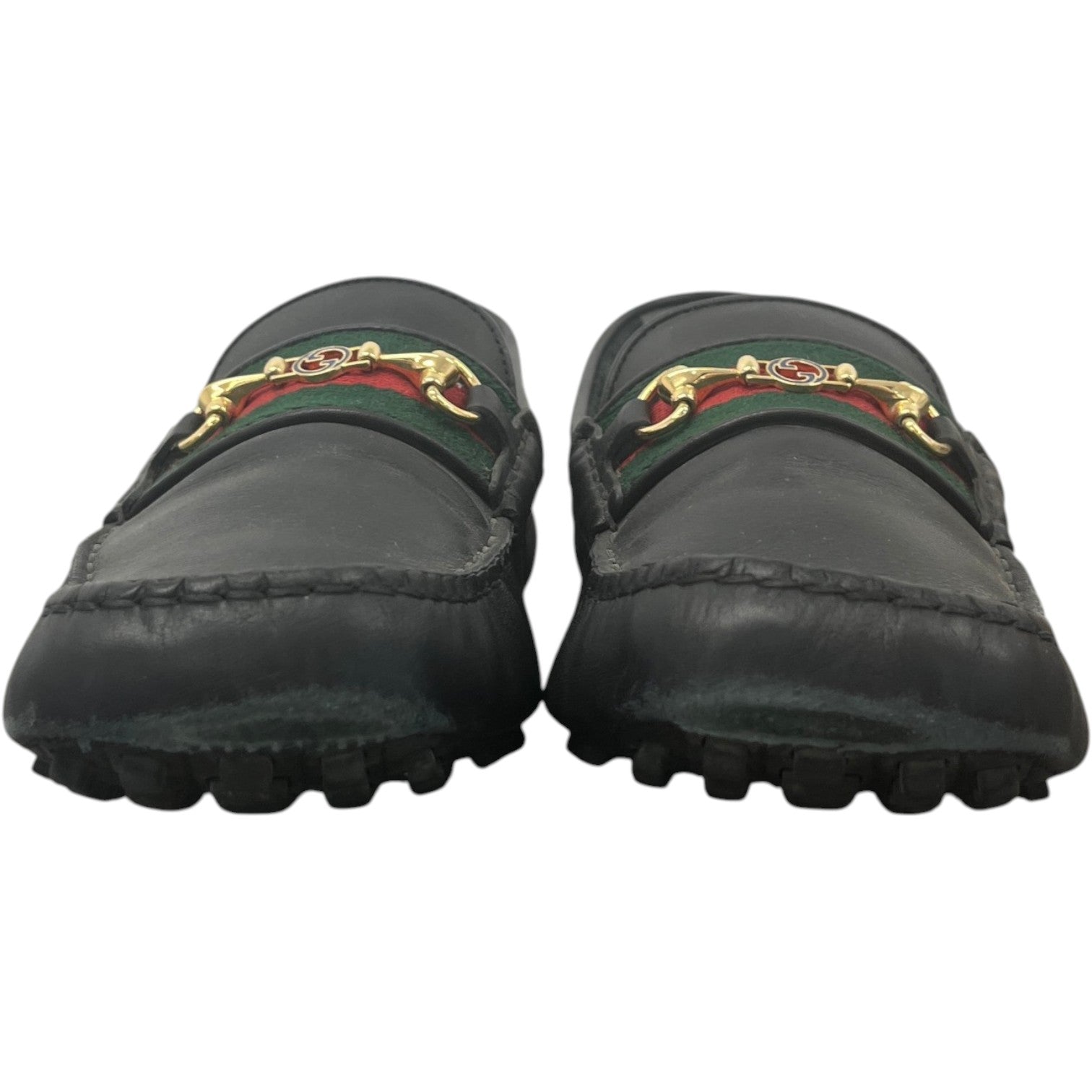 Men's Ayrton Webbing Trimmed Horsebit Driver Loafers Black Size EU 42.5 / UK 8.5