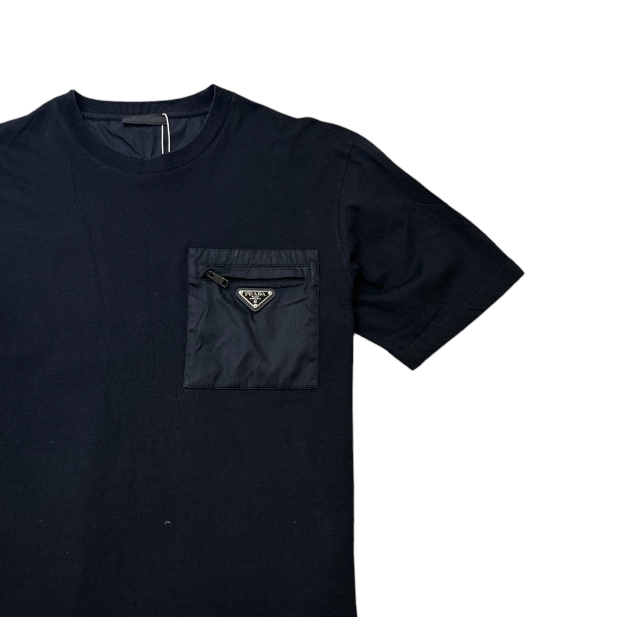 Men's Pocket Plaque Logo T-Shirt Black Size XL