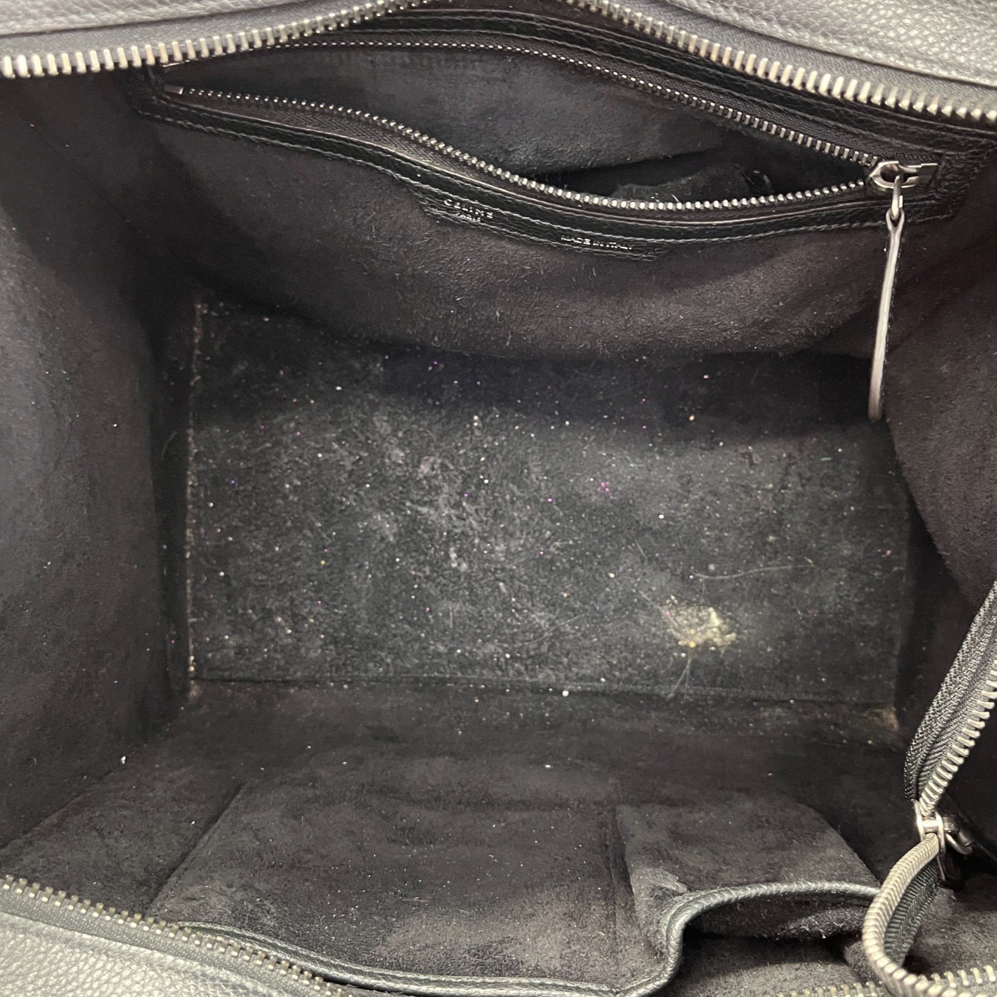 Women's Luggage Tote Bag Black