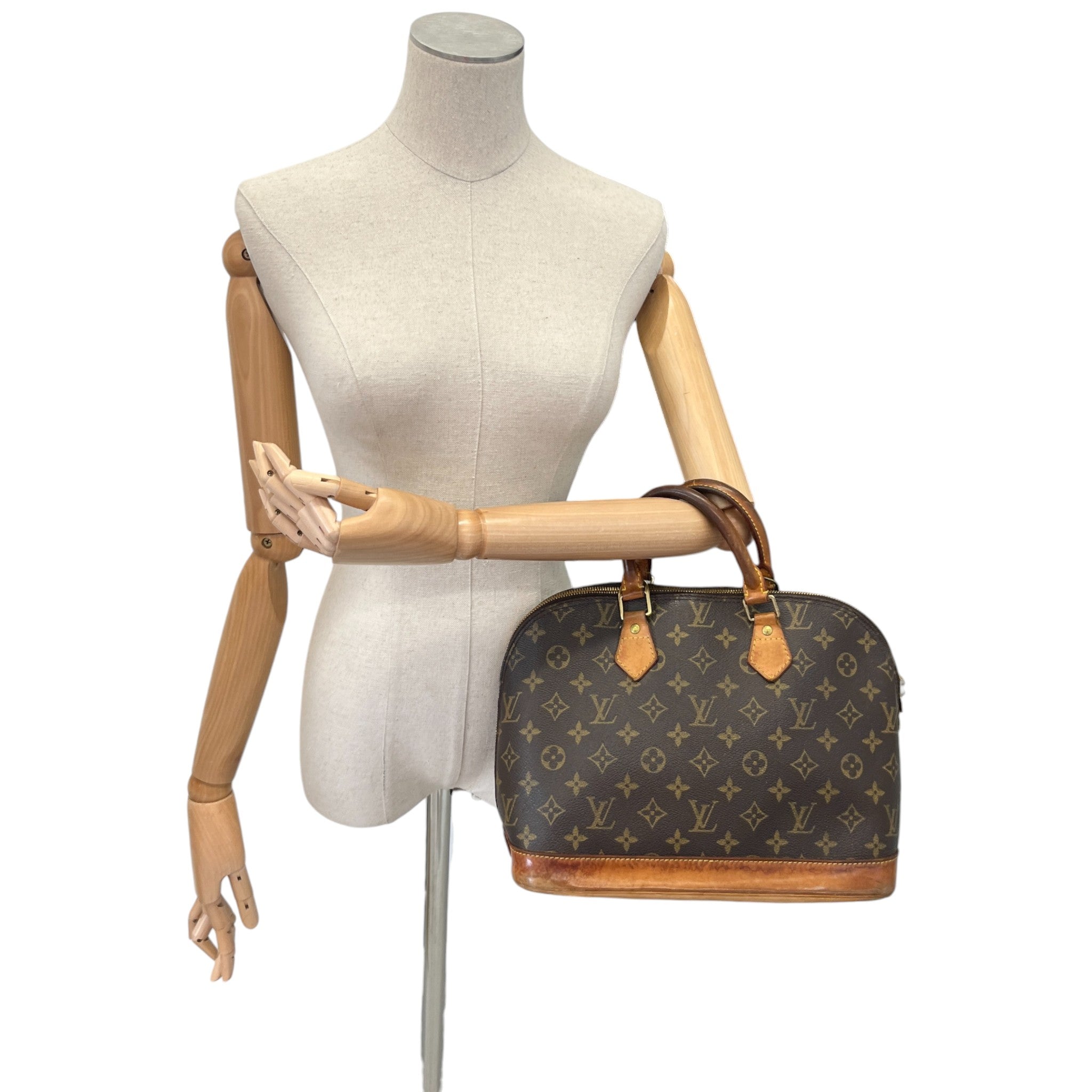 Women's Monogram Alma Pm Handbag Brown