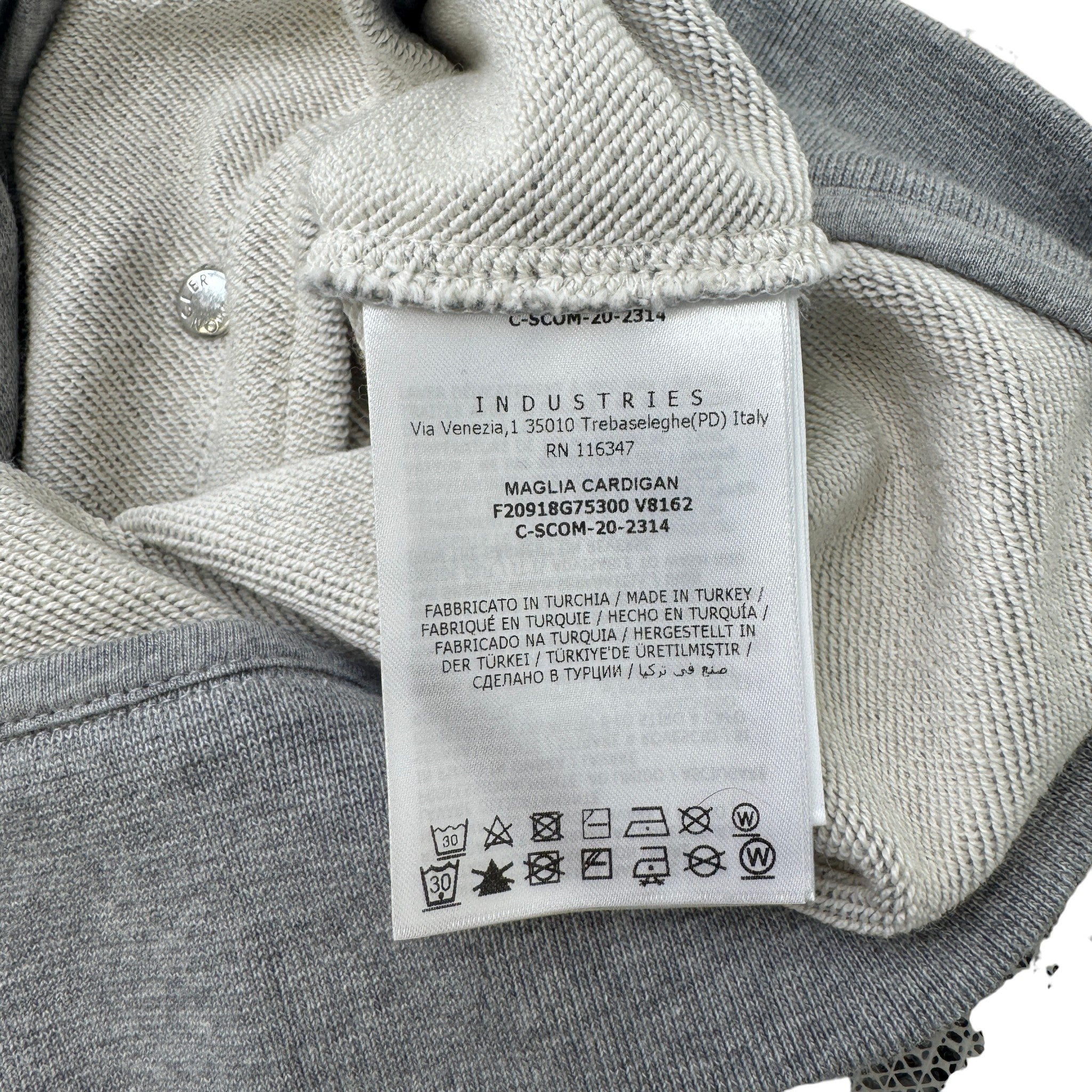 Men's Maglia Sweatshirt Grey Size M