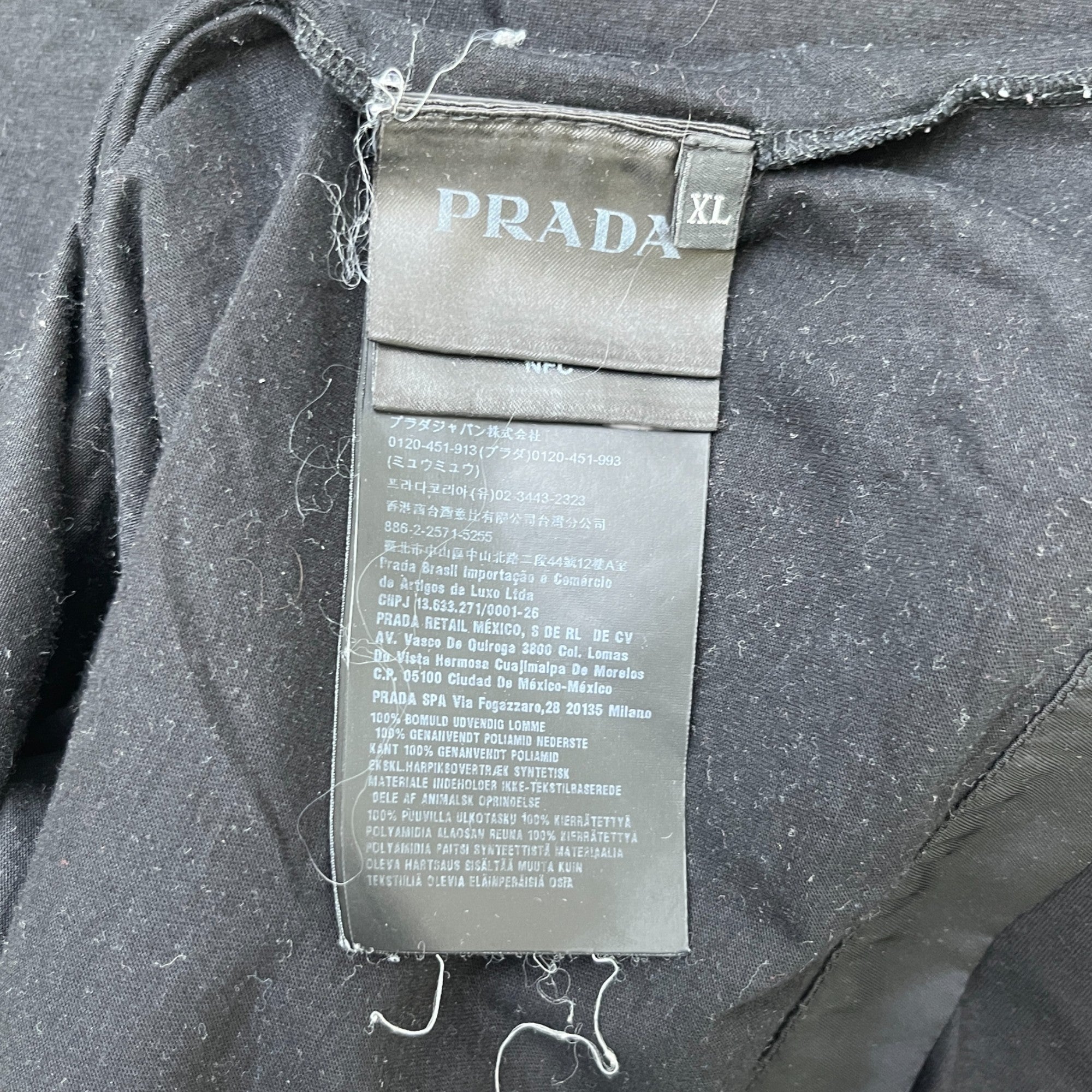 Men's Pocket Plaque Logo T-Shirt Black Size XL