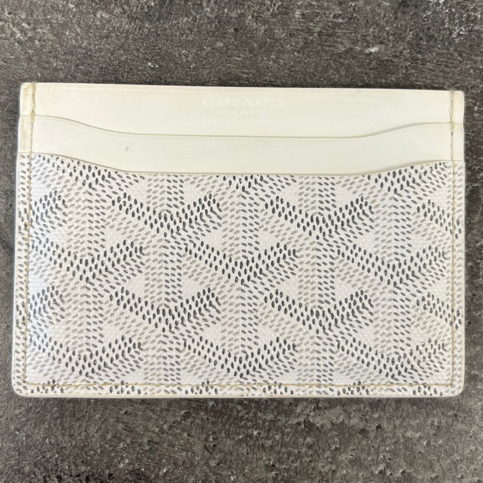 Men's Saint Sulplice Card Holder White