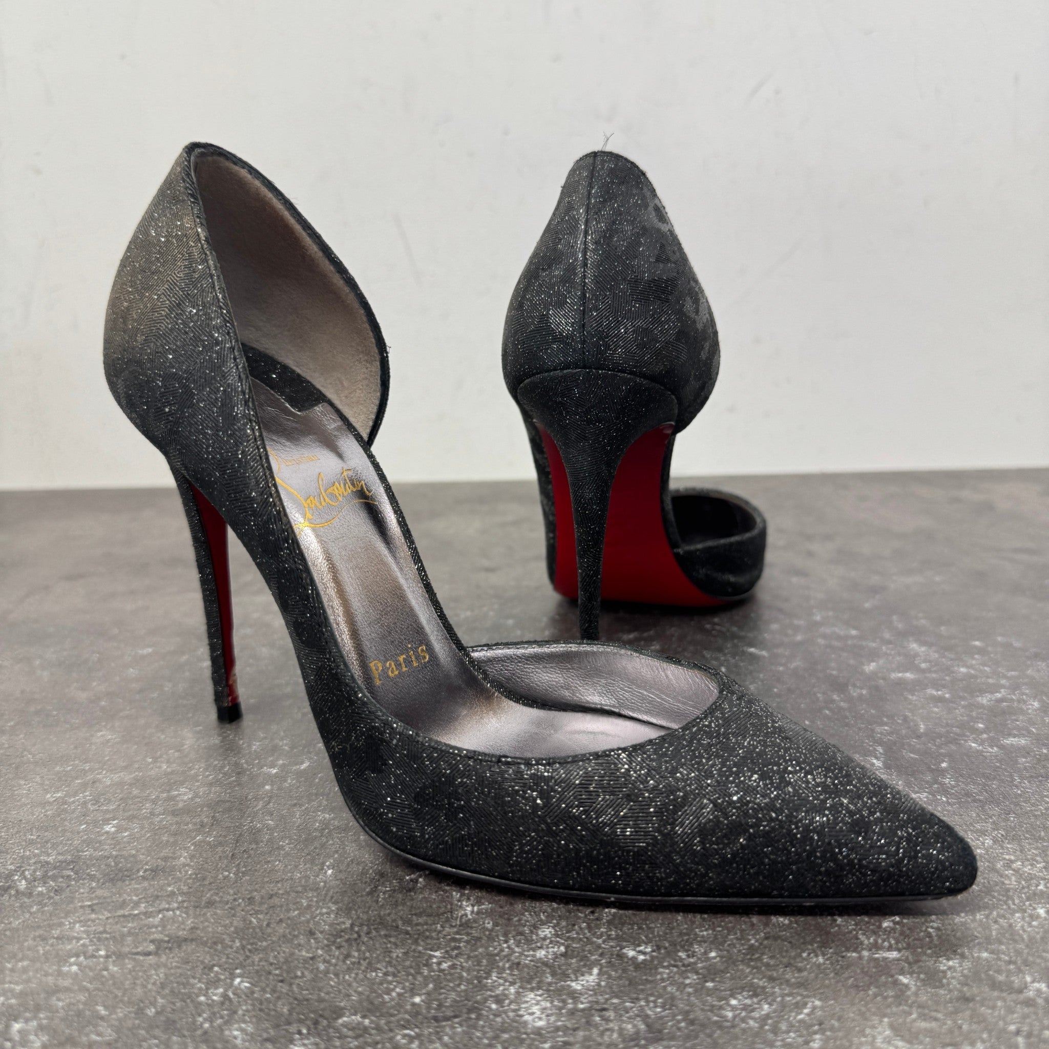 Women's Glitter Iriza Heels Grey Size EU 37 / UK 4