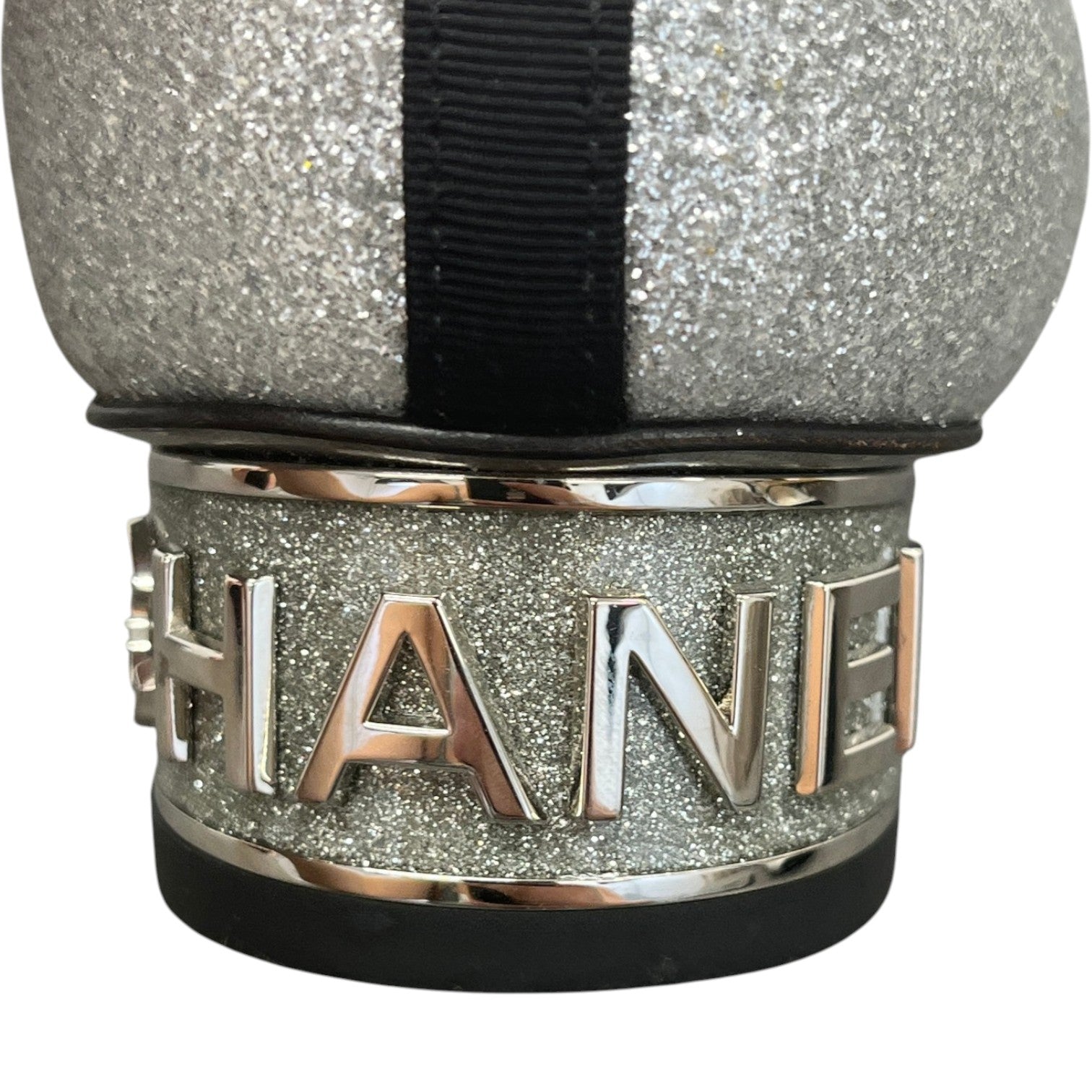Women's Glitter Cc Toe Cap Mules Silver Size EU 35.5 / UK 2.5