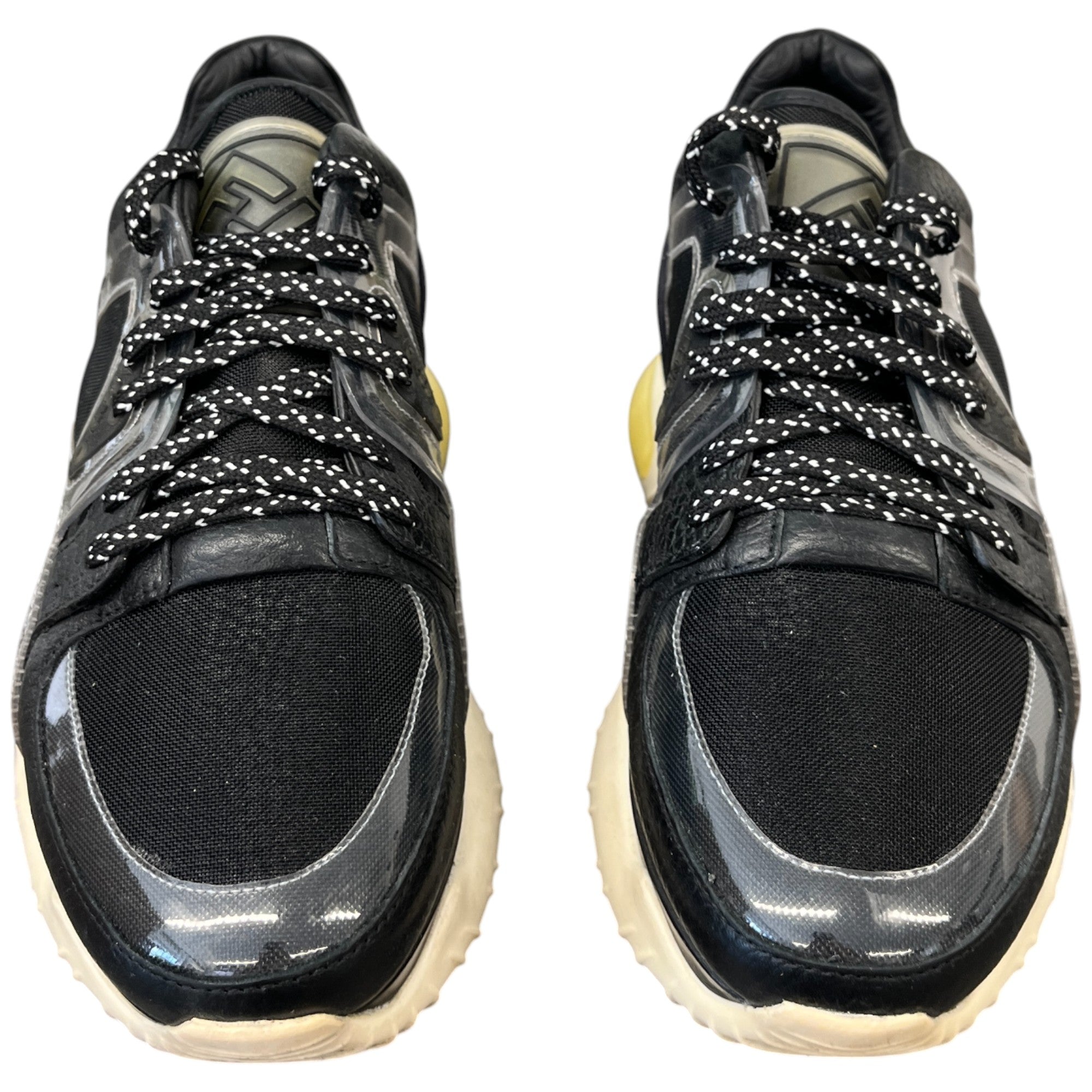 Women's Sheer Panel Low Trainers Black Size EU 37 / UK 4