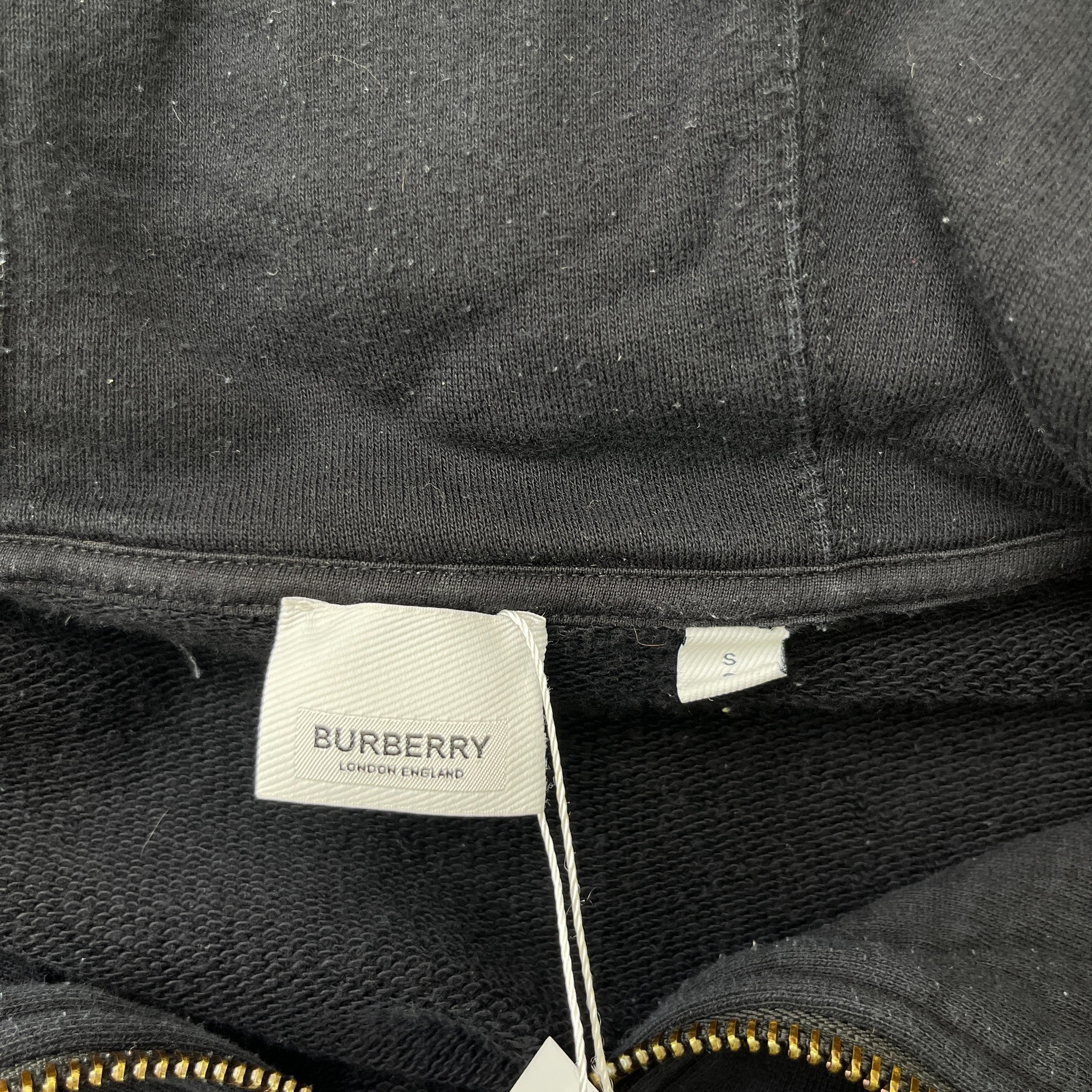 Men's Logo Print Track Jacket Black Size S