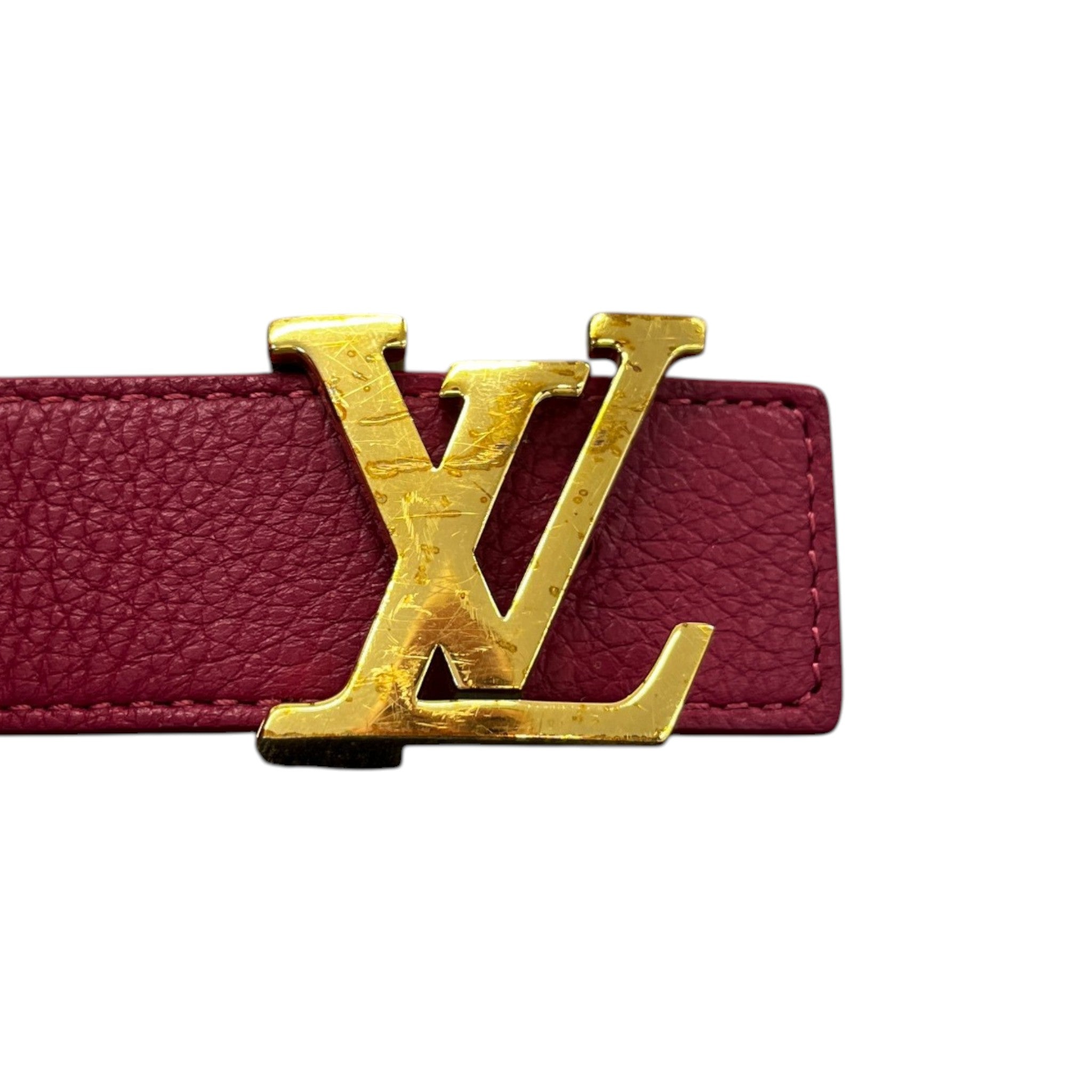 Women's Reversible Monogram Belt Brown Size 80CM / UK 8