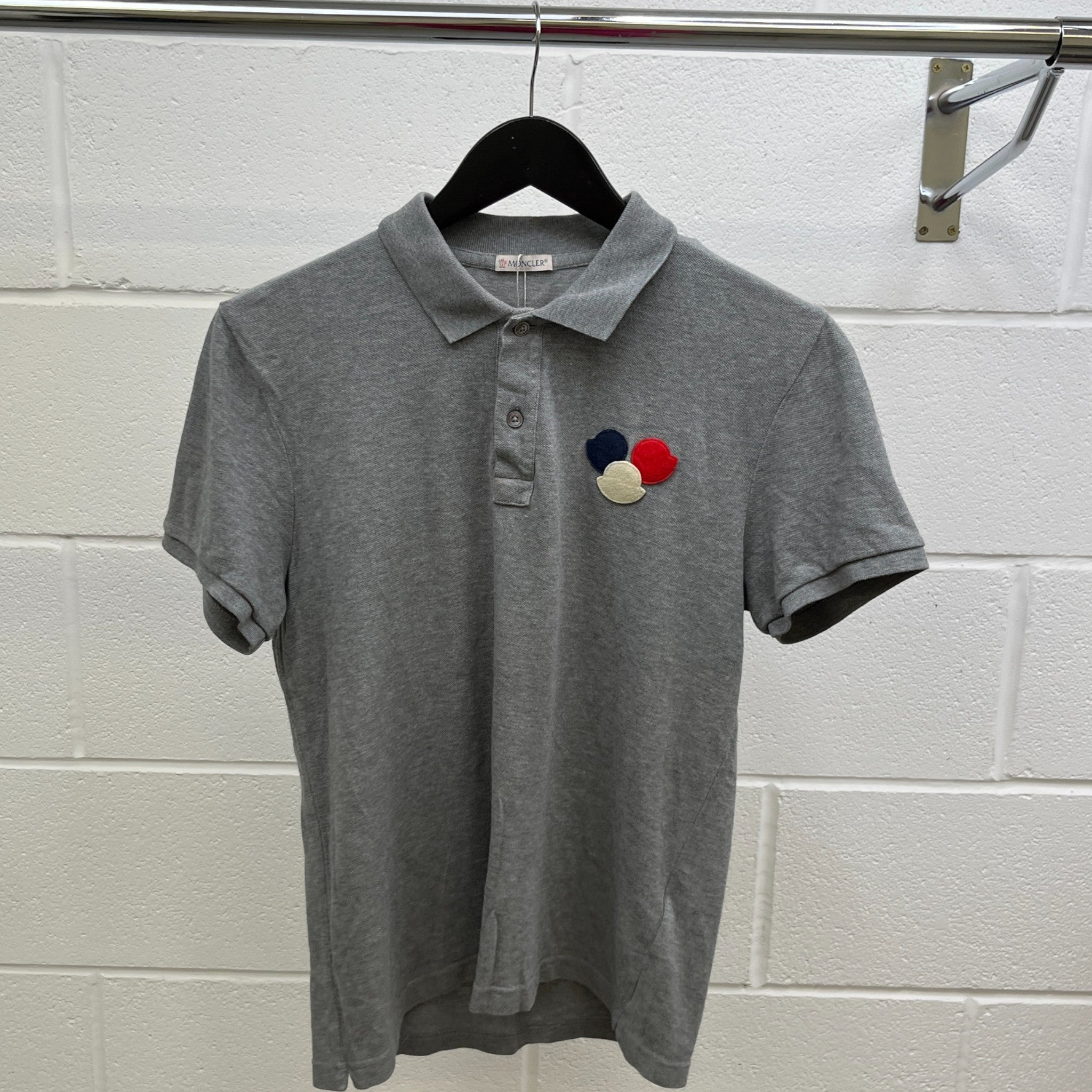 Men's Maglia Polo Shirt Grey Size M