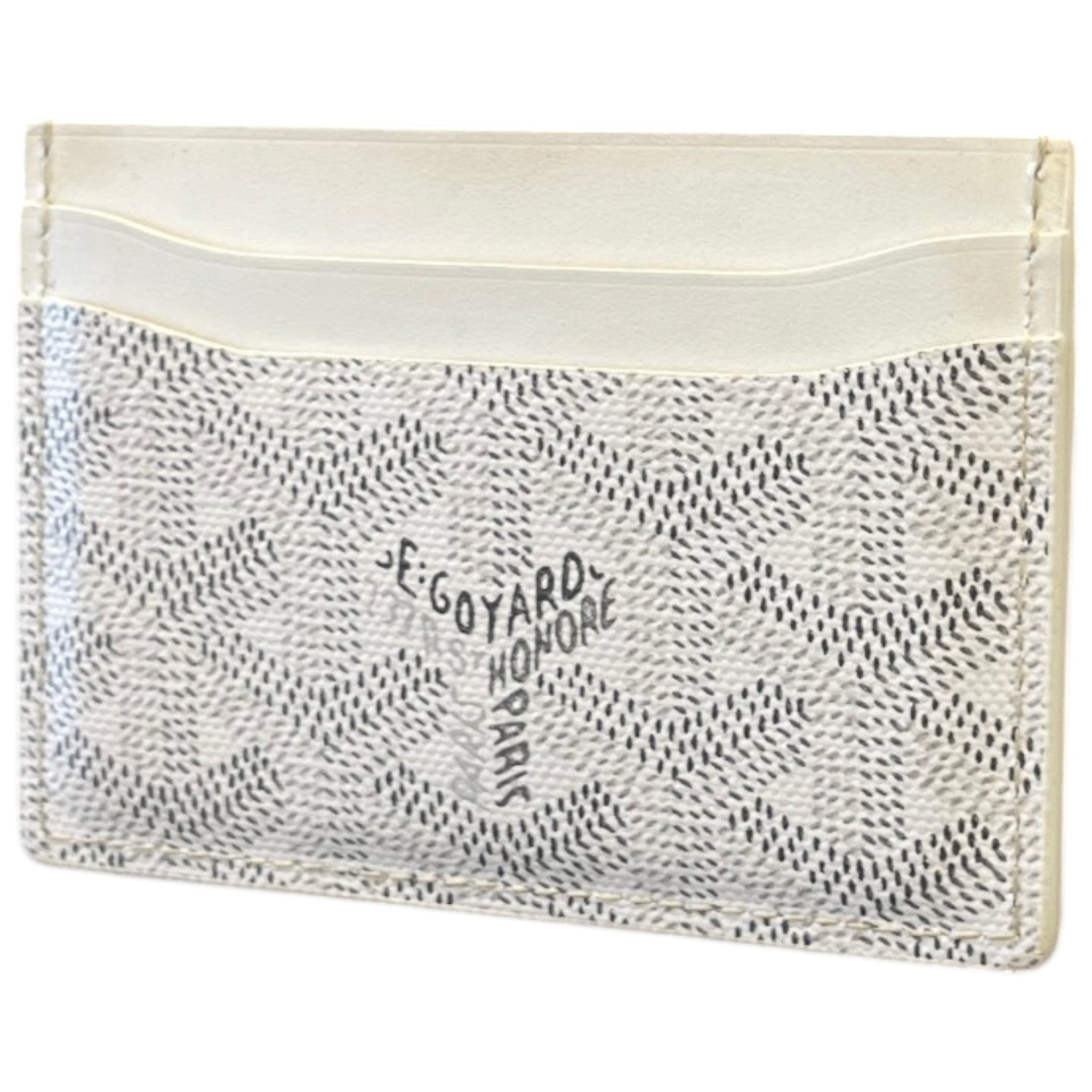 Men's Saint Sulplice Card Holder White