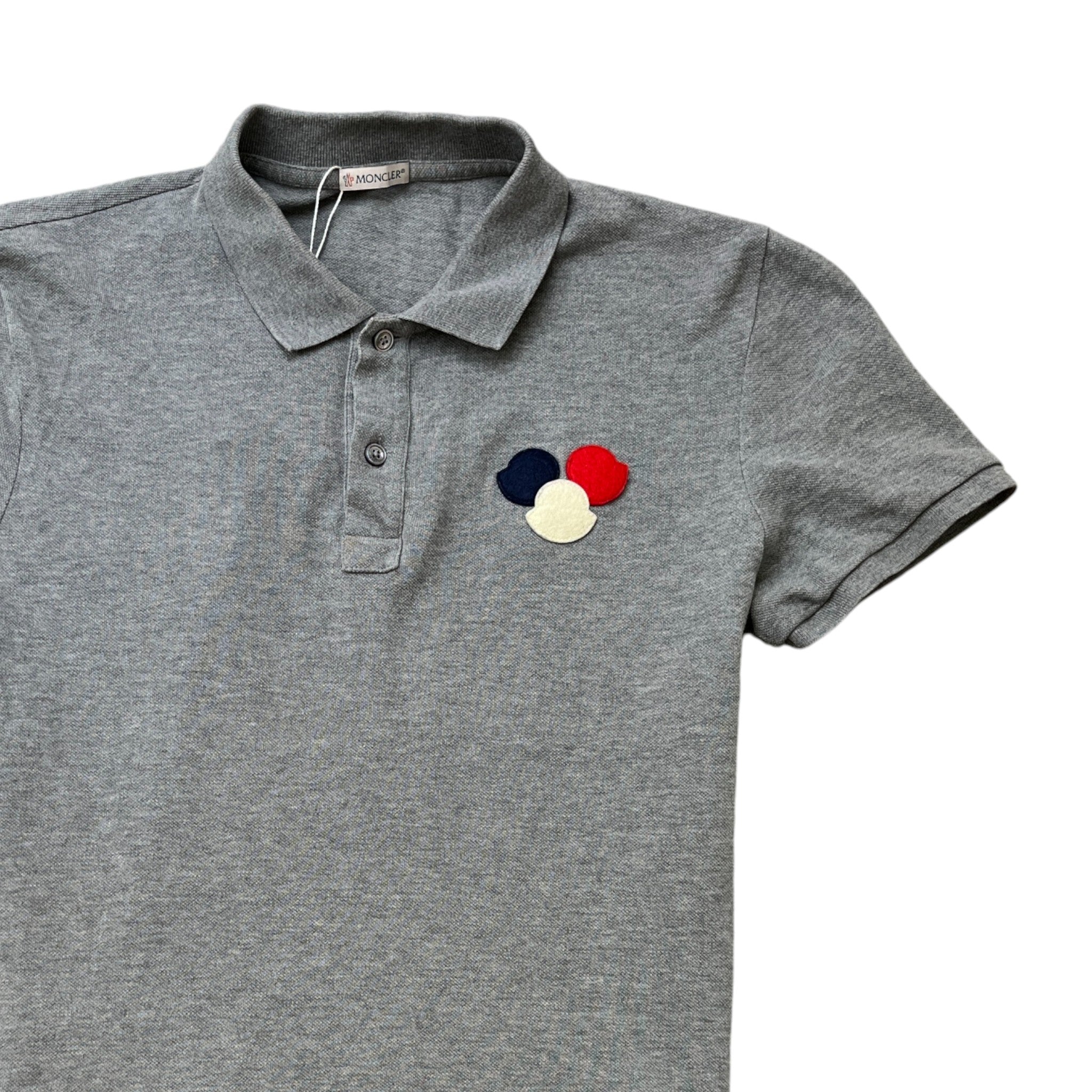 Men's Maglia Polo Shirt Grey Size M