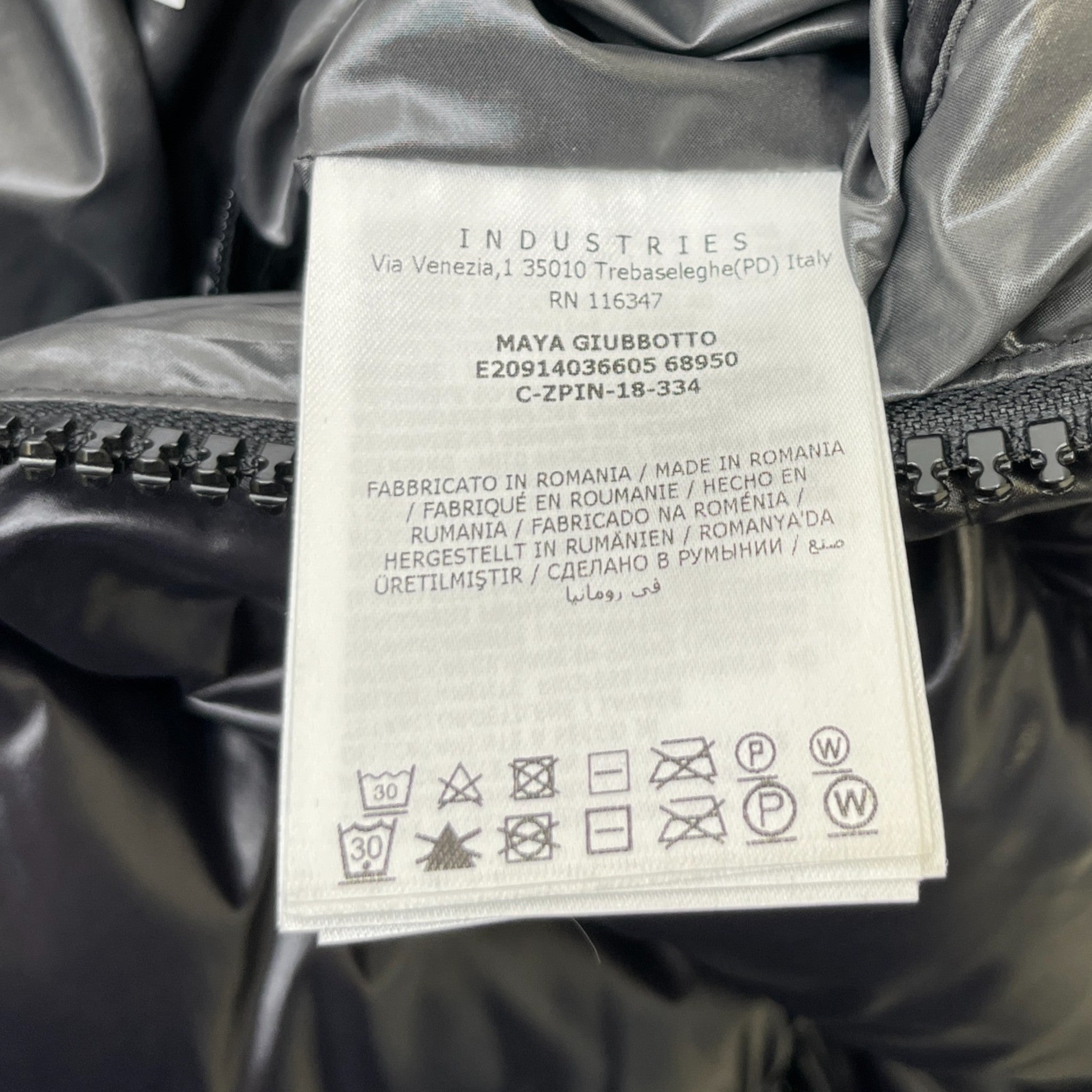 Men's Maya Down Jacket Black Size 4 / XL