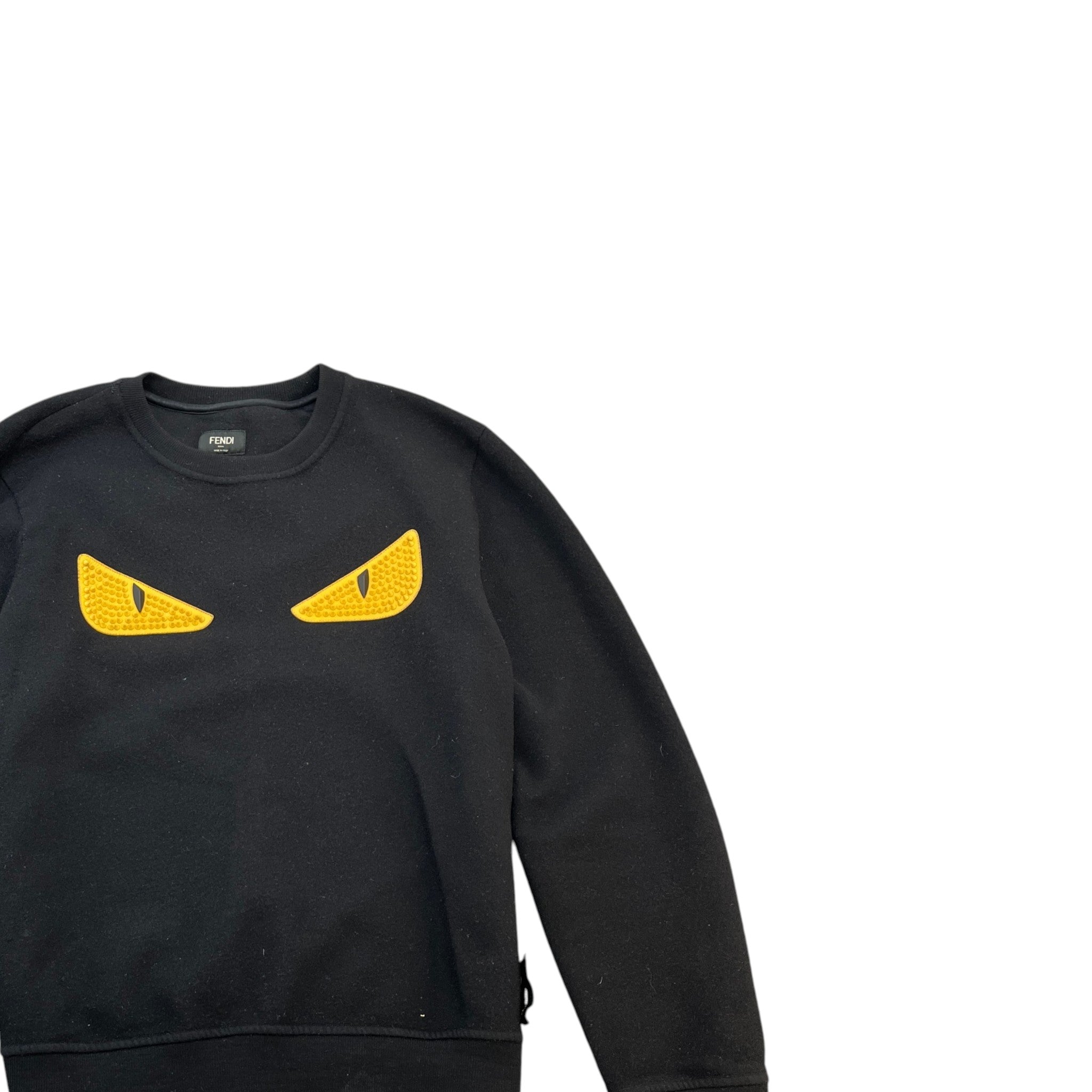 Men's Monster Eye Sweatshirt Black Size IT 48 / UK M