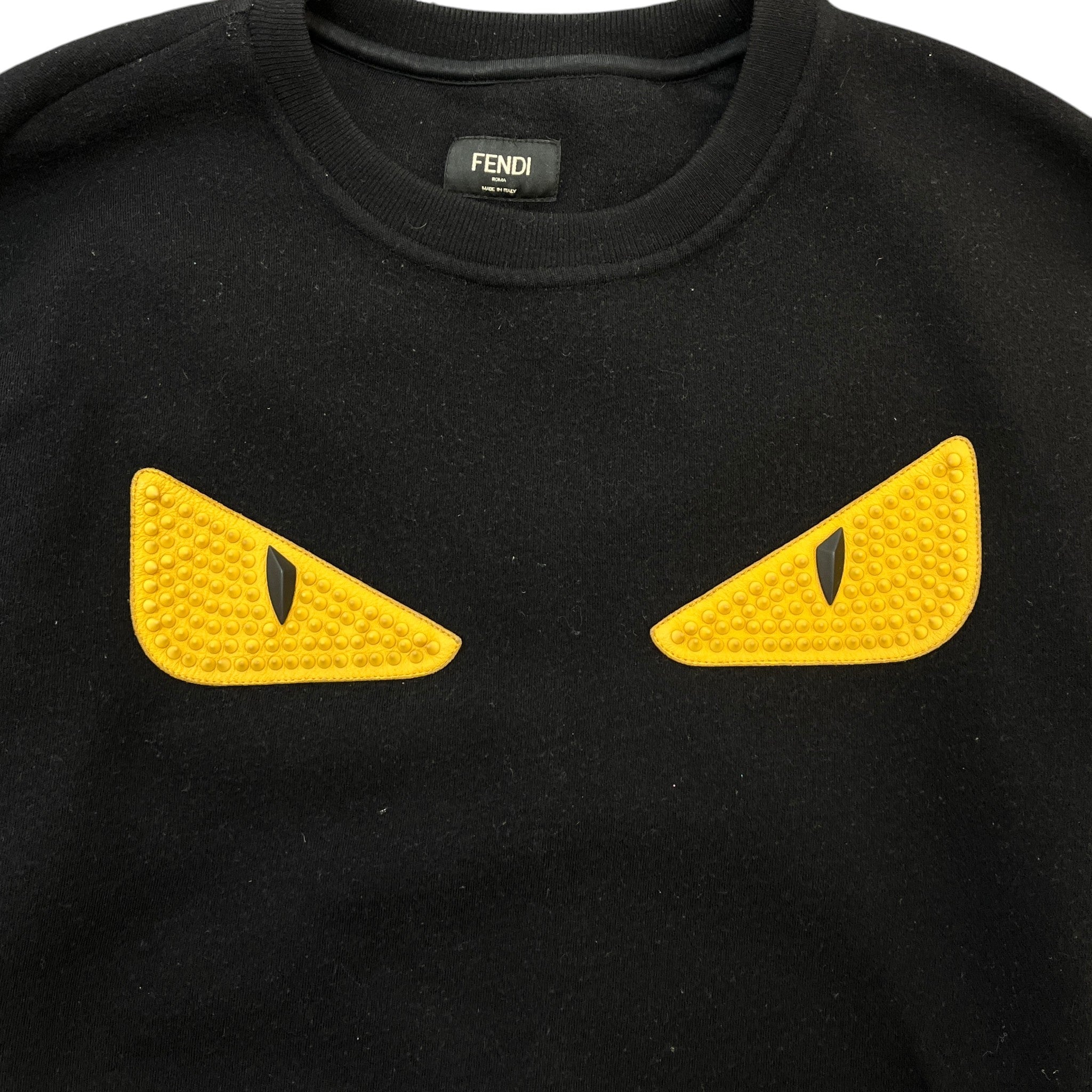 Men's Monster Eye Sweatshirt Black Size IT 48 / UK M