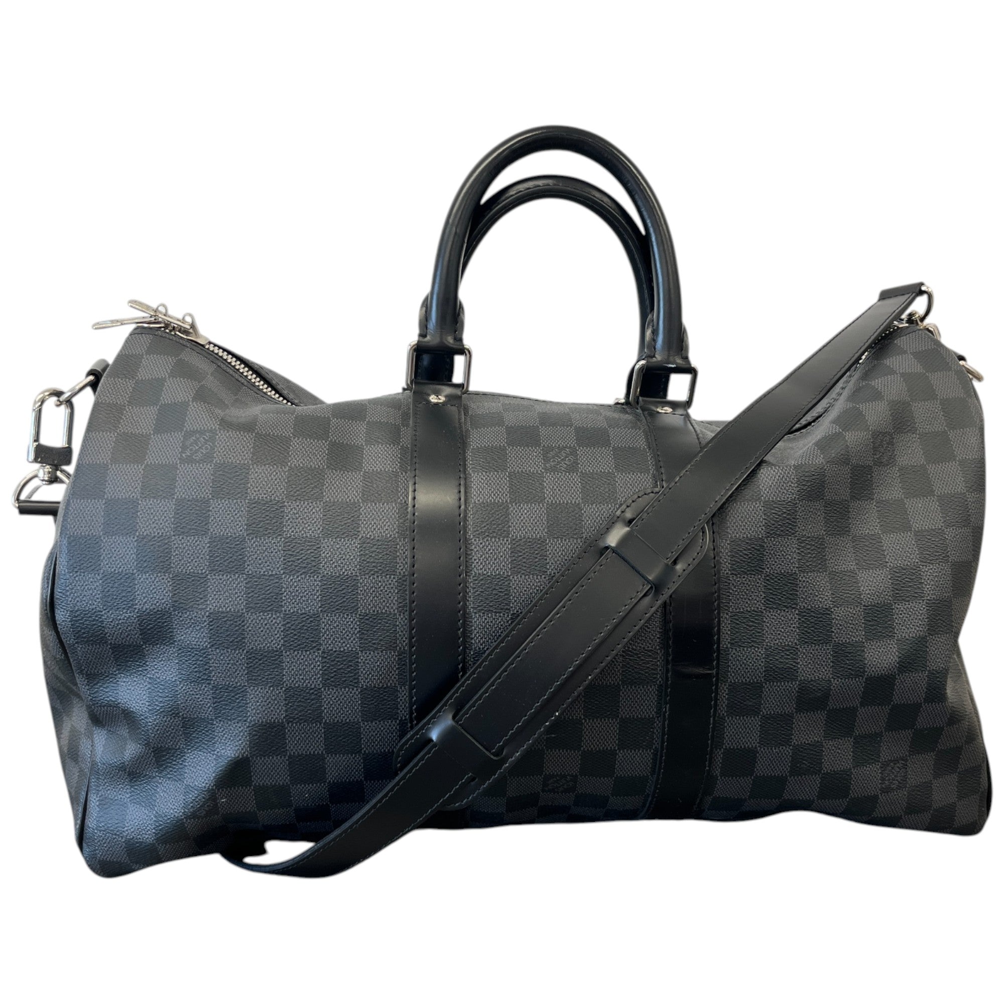 Men's Damier Graphite Keepall 45 Bag Grey