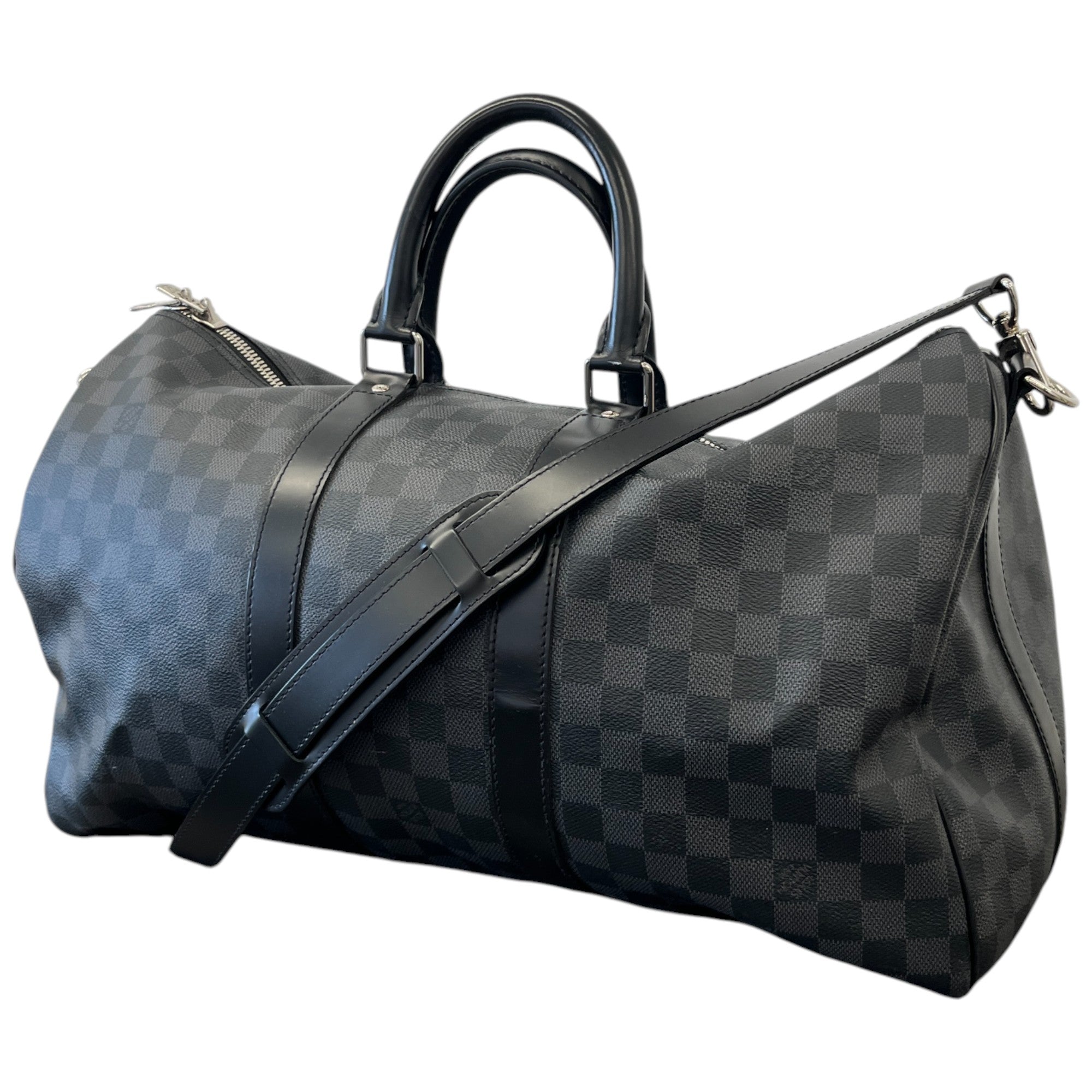 Men's Damier Graphite Keepall 45 Bag Grey