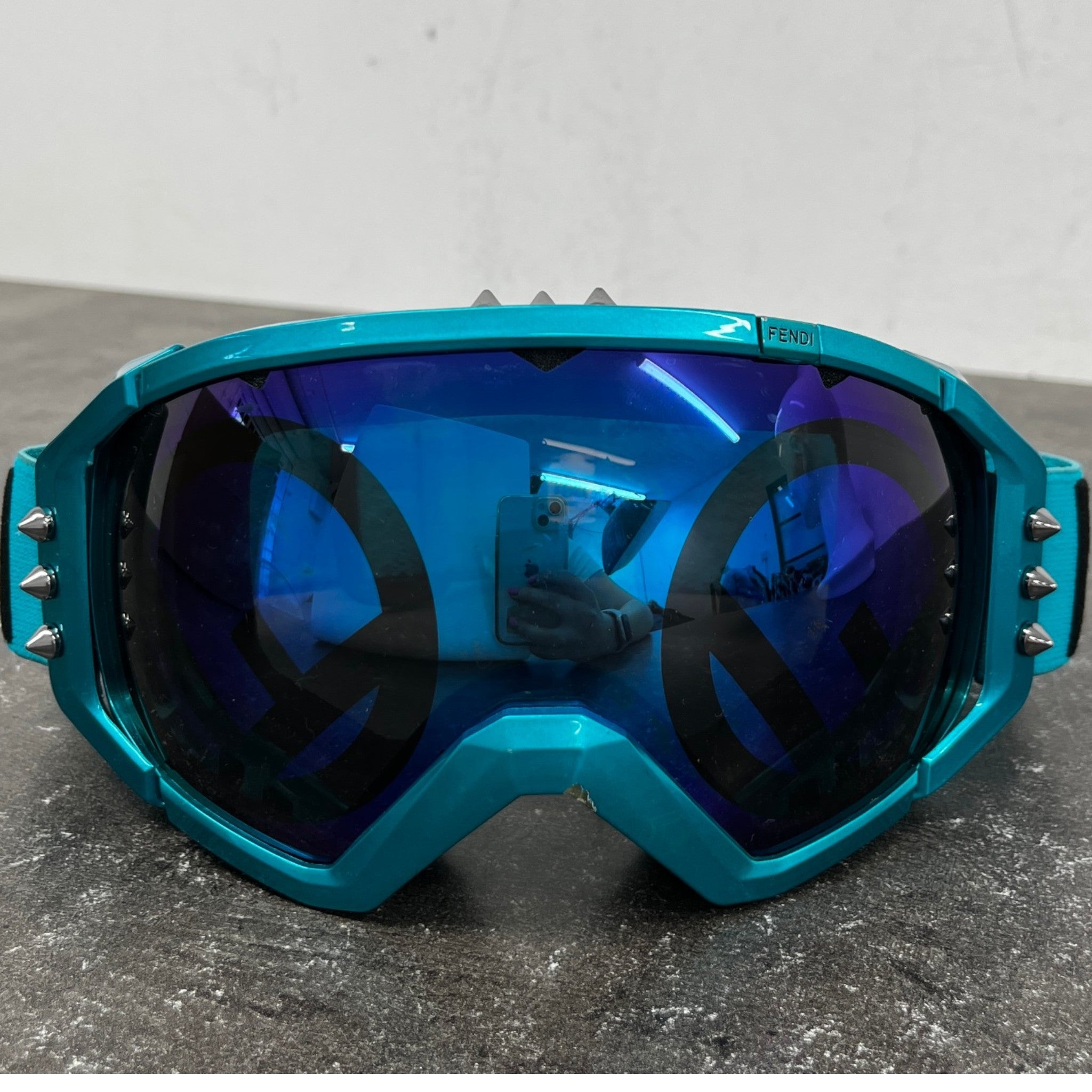 Men's Studded Sunglasses Blue