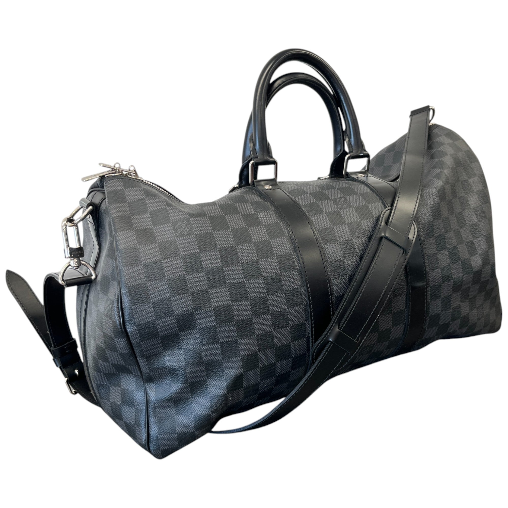 Men's Damier Graphite Keepall 45 Bag Grey