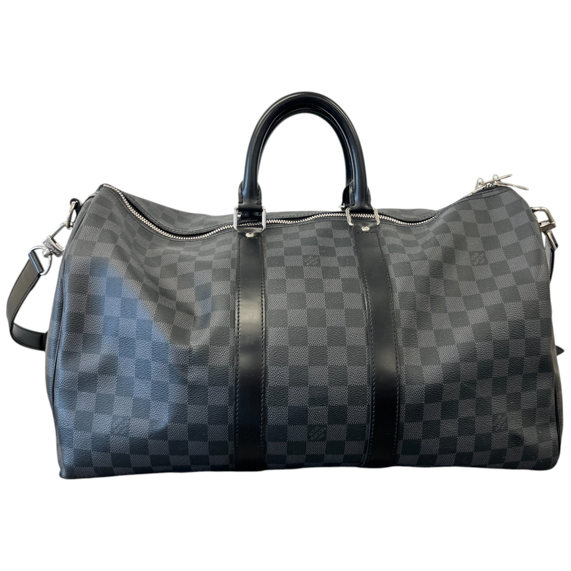 Men's Damier Graphite Keepall 45 Bag Grey