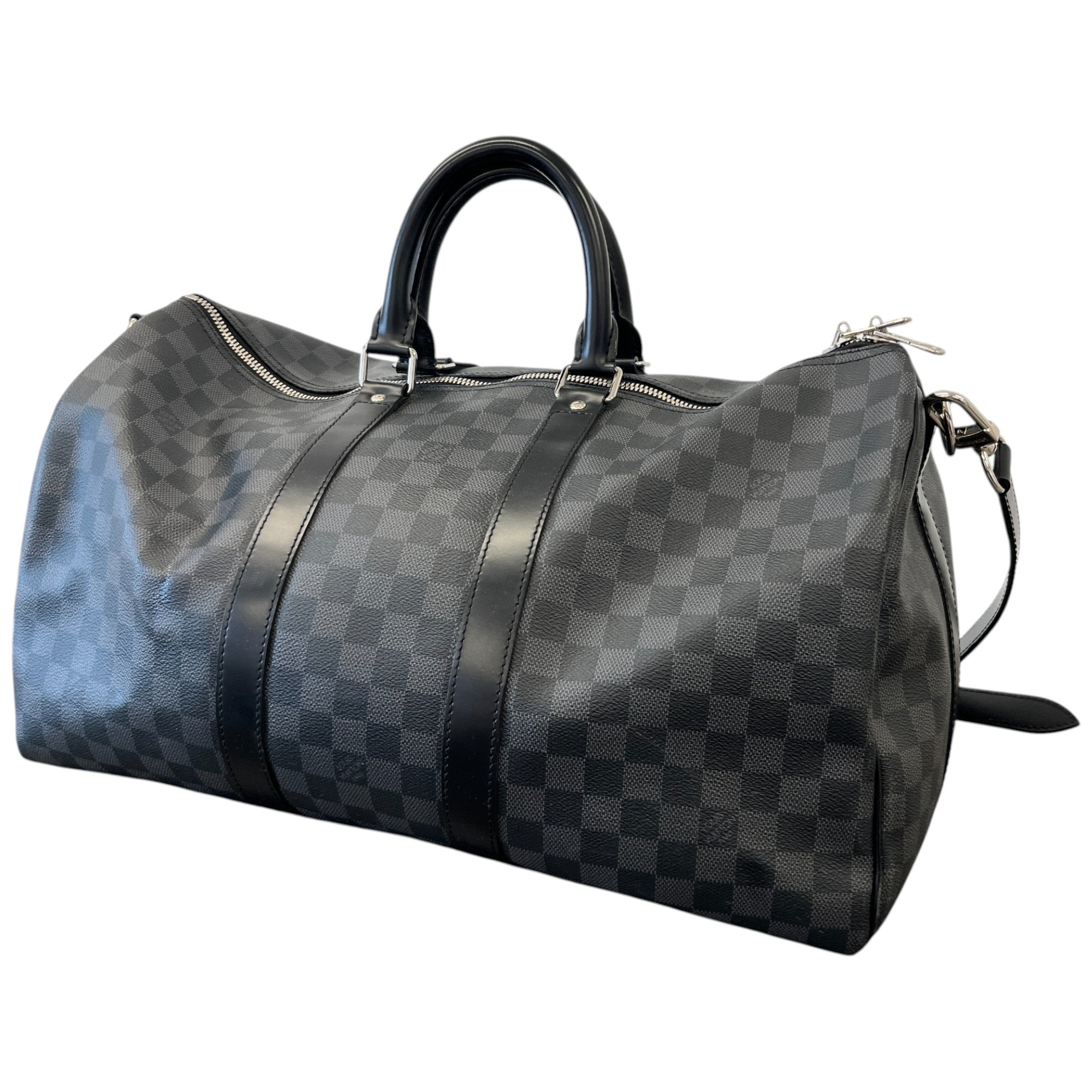 Men's Damier Graphite Keepall 45 Bag Grey